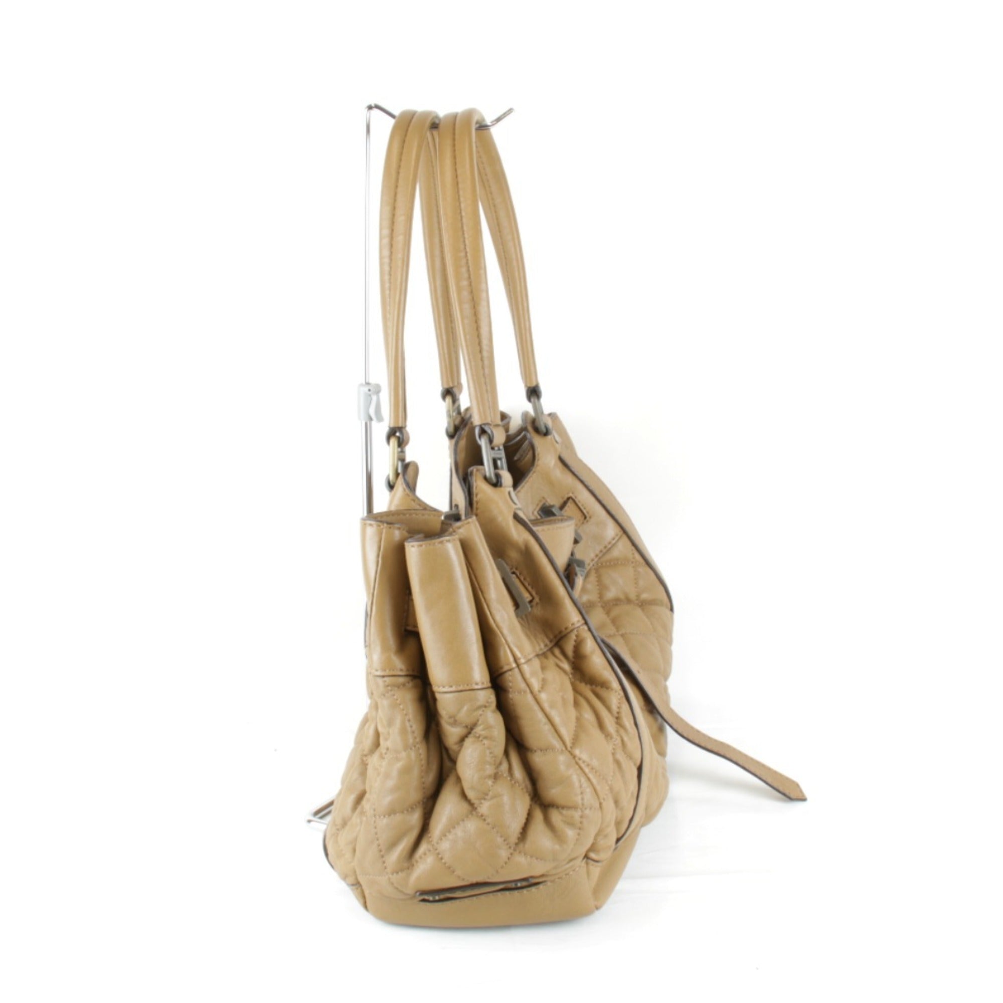 Burberry Brown Leather Tote Bag (Pre-Owned)
