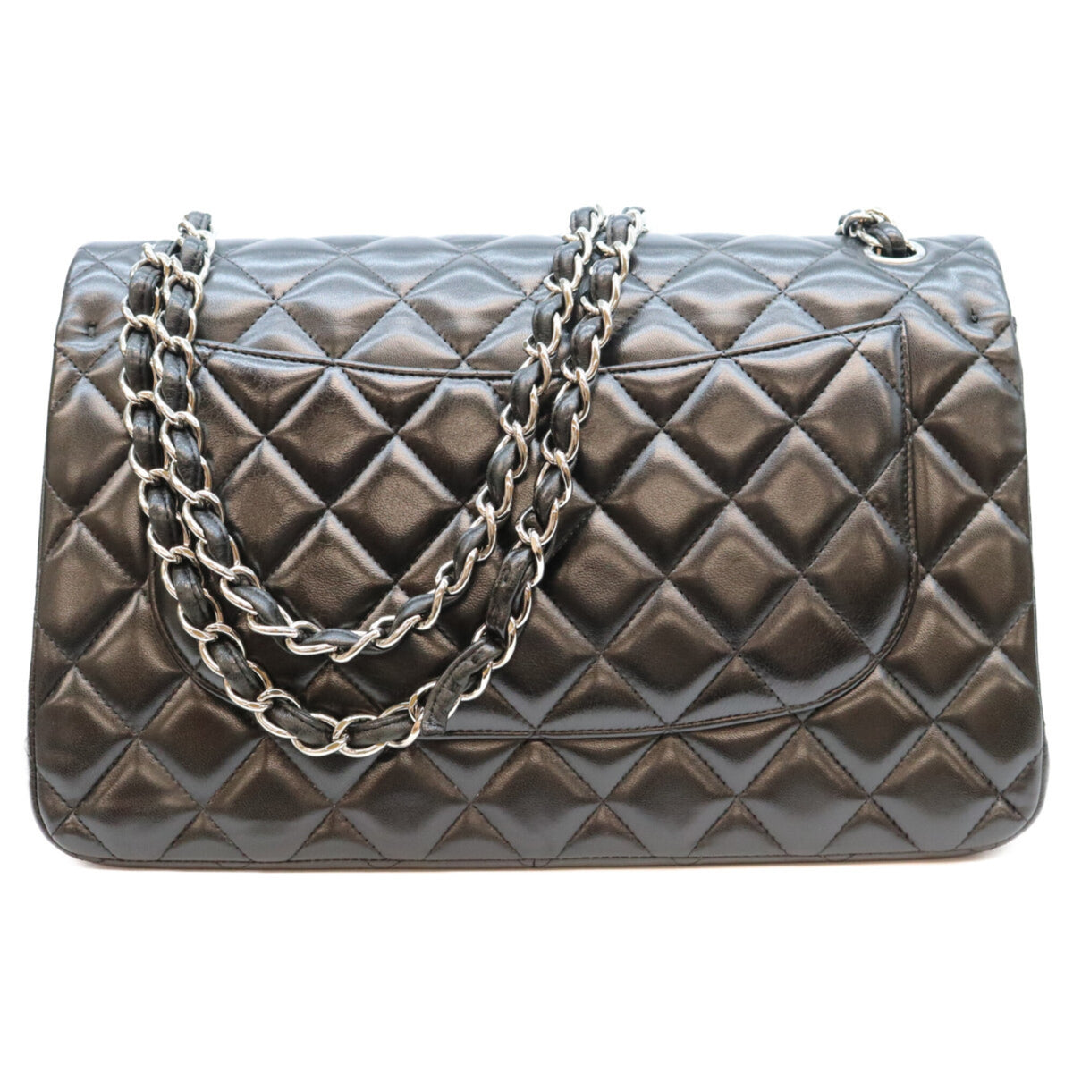 Chanel Black Leather Shoulder Bag (Pre-Owned)