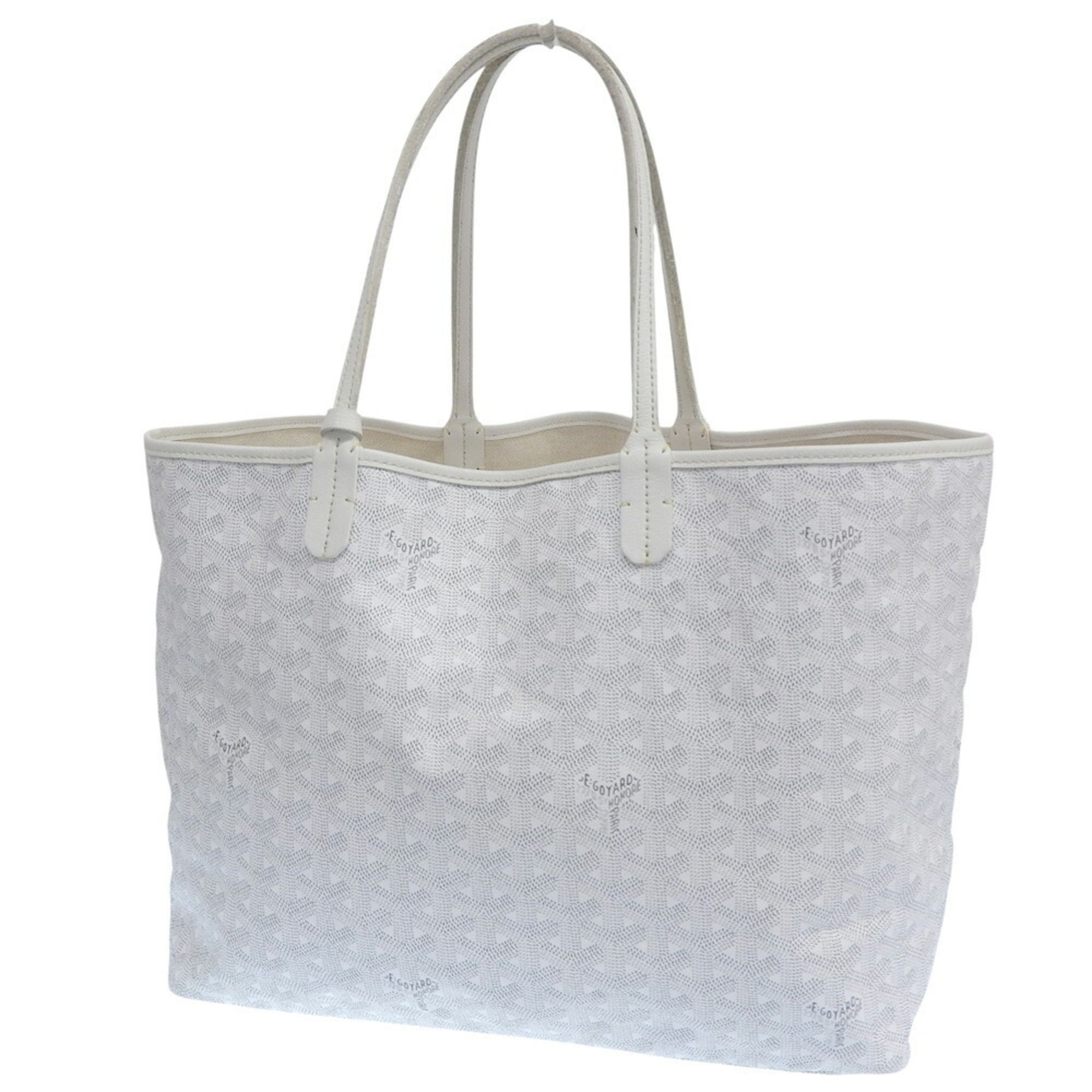 Goyard White Pvc Tote Bag (Pre-Owned)