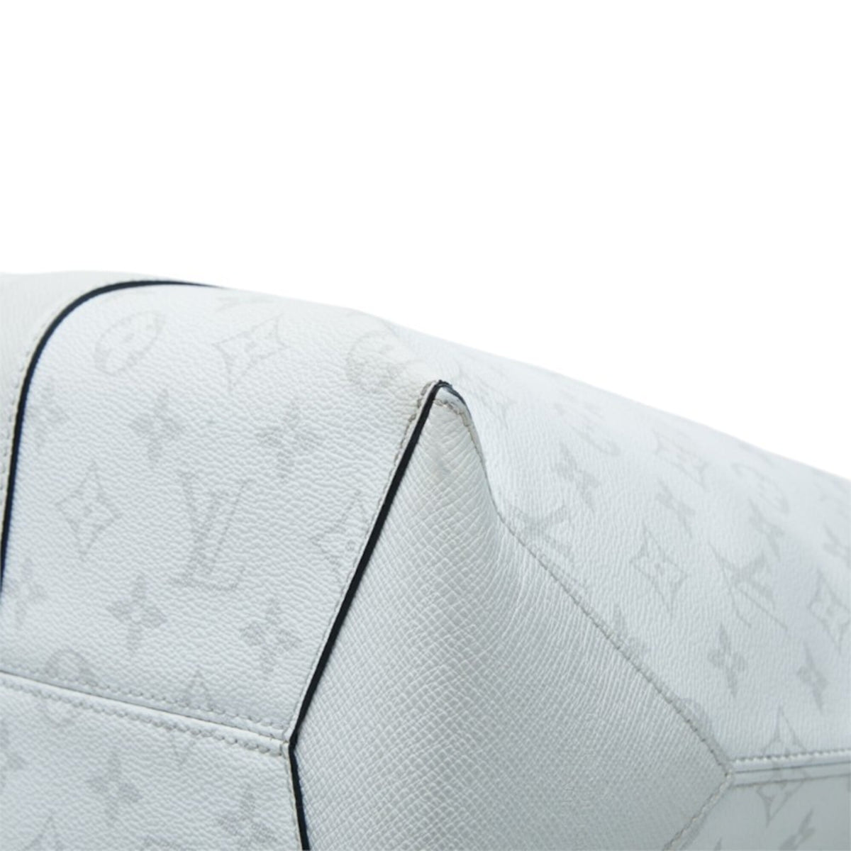 Louis Vuitton Blanc White Pvc Leather Shoulder Bag Tote Bag (Pre-Owned)