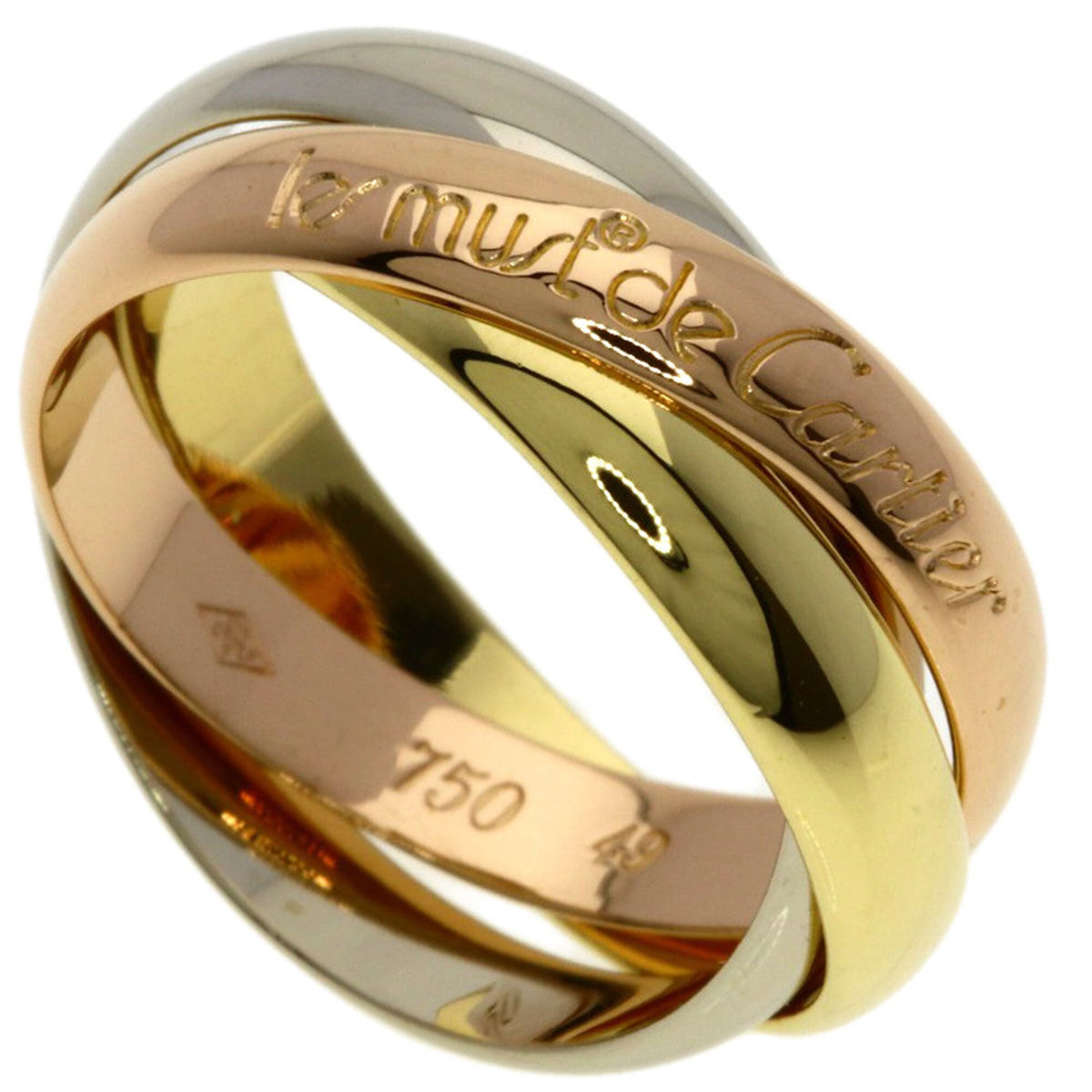Cartier Yellow Gold (18K) Pink Gold (18K) White Gold (18K) Band Ring (Pre-Owned)