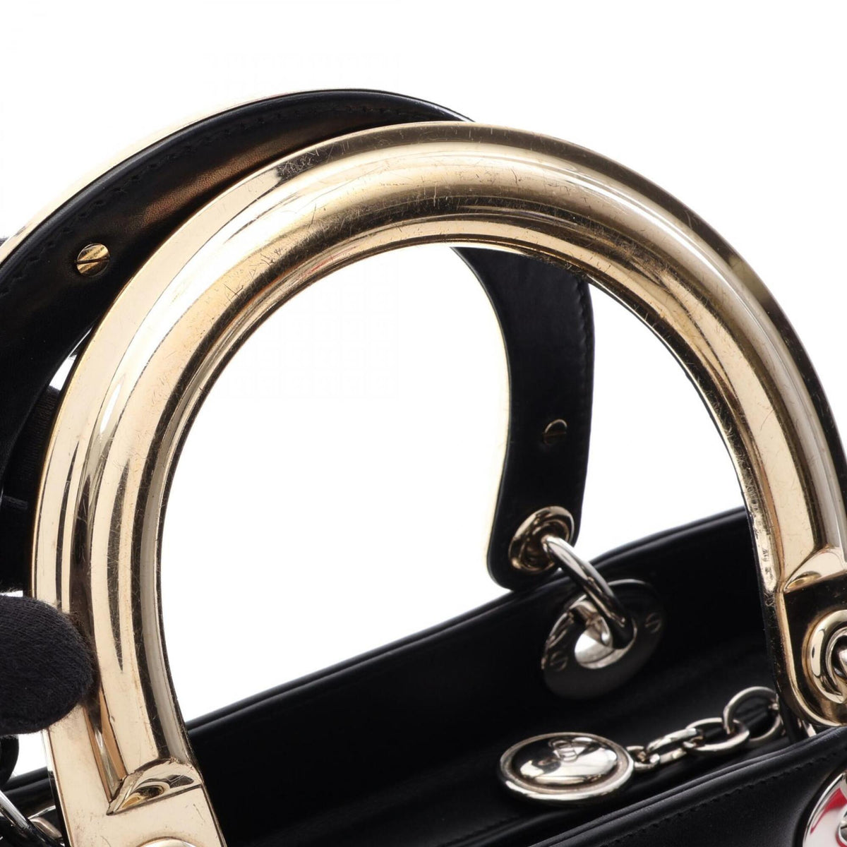 Christian Dior Black Leather Handbag (Pre-Owned)
