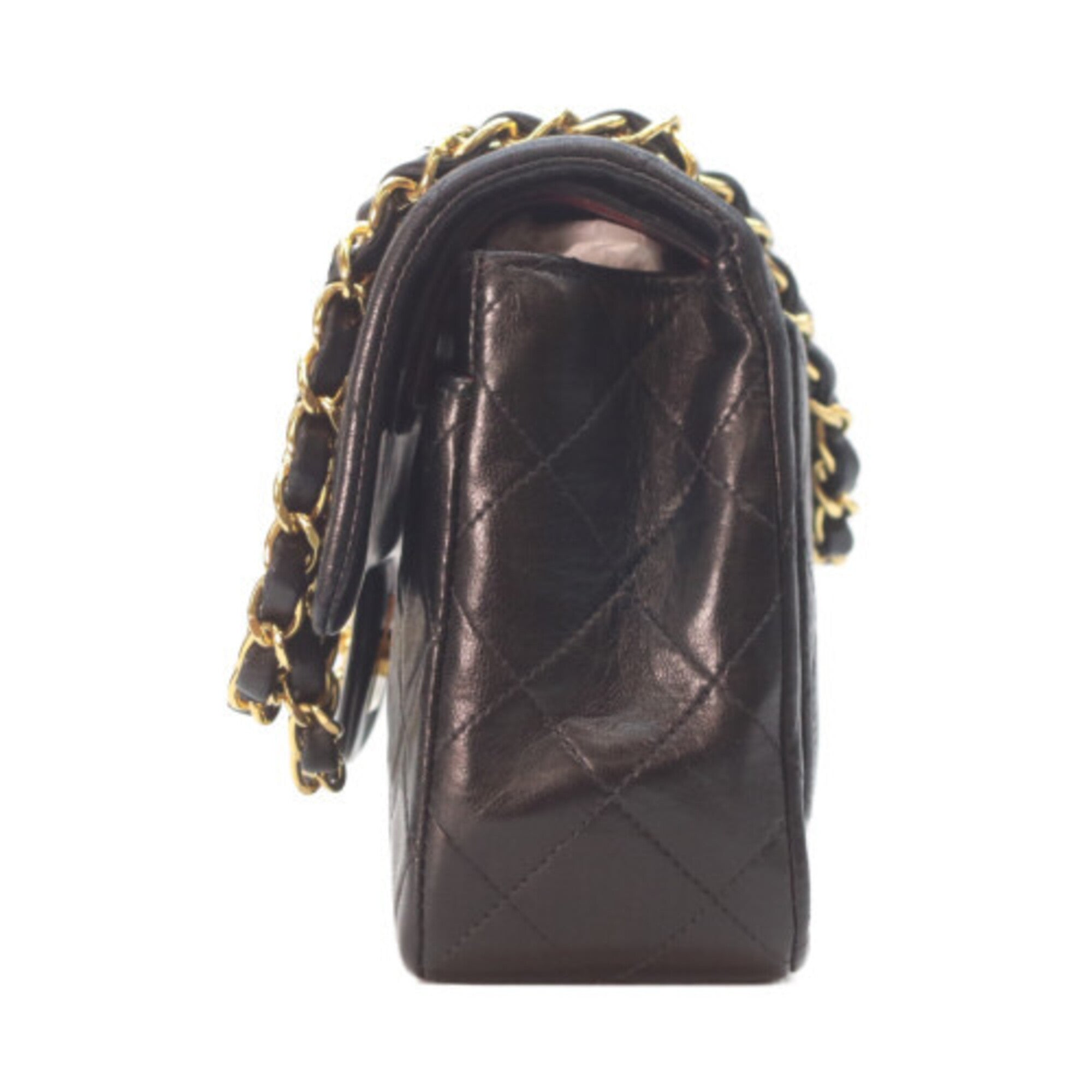 Chanel Black Leather Shoulder Bag (Pre-Owned)