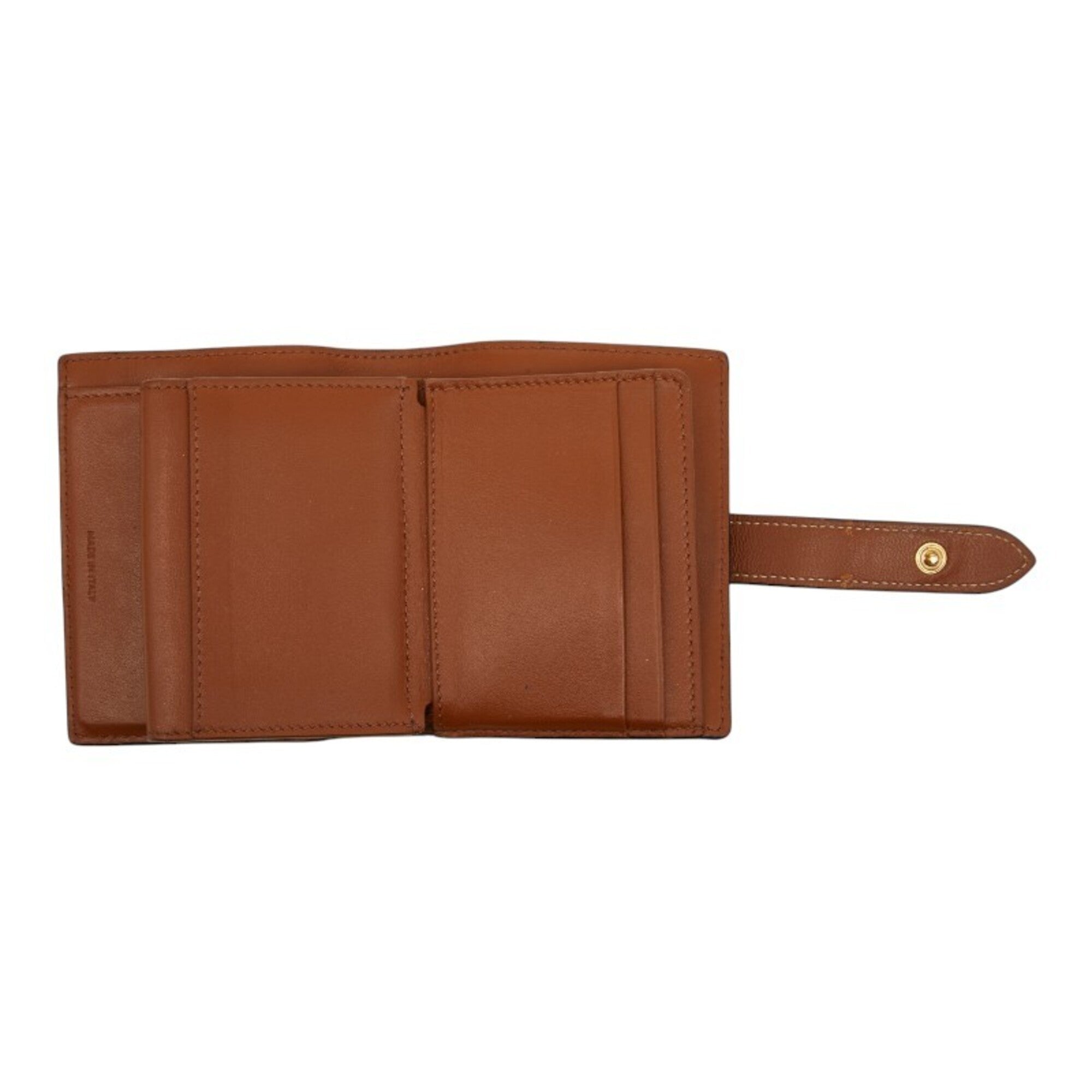 Celine Brown Pvc Wallet (Bi-Fold) (Pre-Owned)