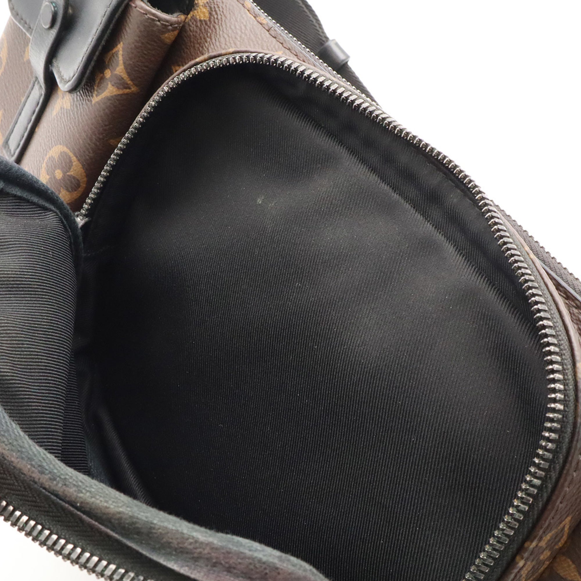 Louis Vuitton Black Brown Monogram White Monogram Shoulder Bag Sling Bag (Pre-Owned)