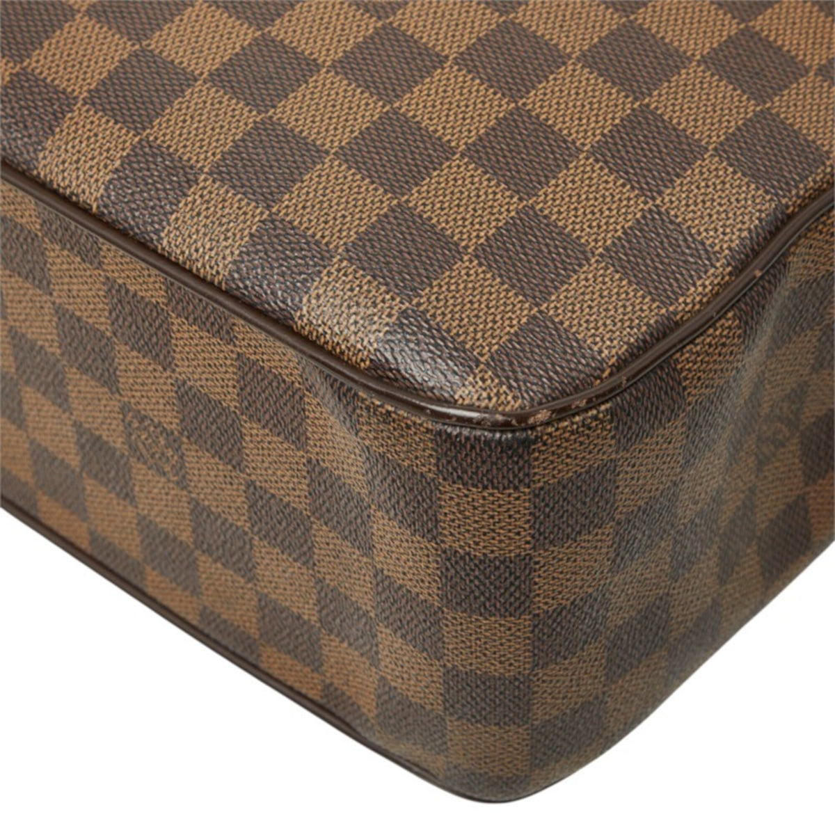 Louis Vuitton Brown Pvc Leather Shoulder Bag Tote Bag (Pre-Owned)