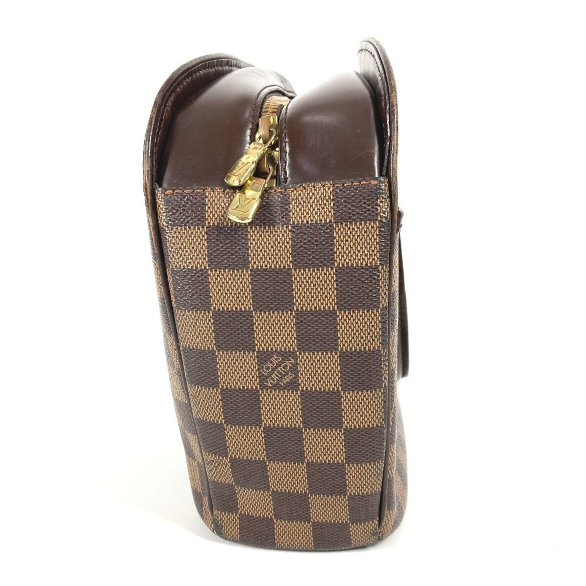 Louis Vuitton Brown Ebene Damier Canvas Handbag Shoulder Bag Tote Bag (Pre-Owned)