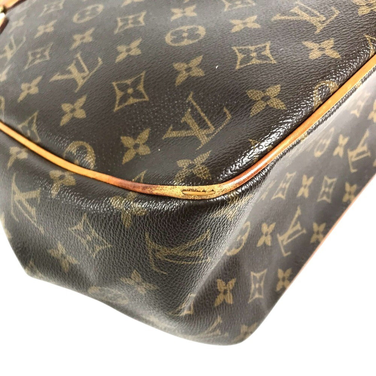 Louis Vuitton Brown Monogram Handbag Shoulder Bag Tote Bag (Pre-Owned)