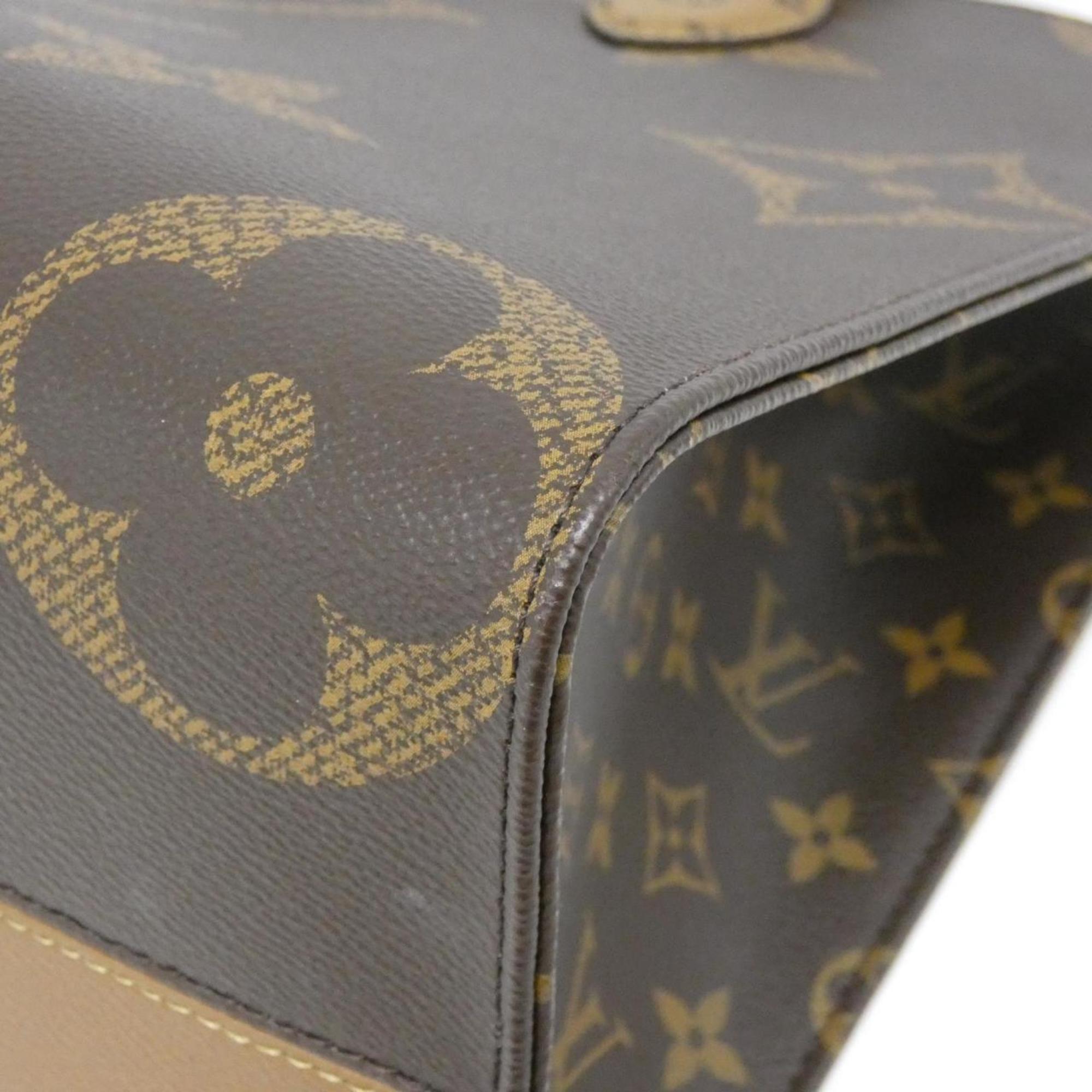 Louis Vuitton Marron Coated Canvas Handbag (Pre-Owned)