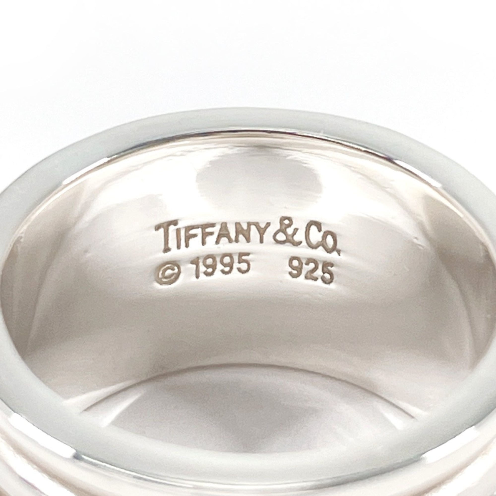 Tiffany Silver Silver 925 Band Ring (Pre-Owned)