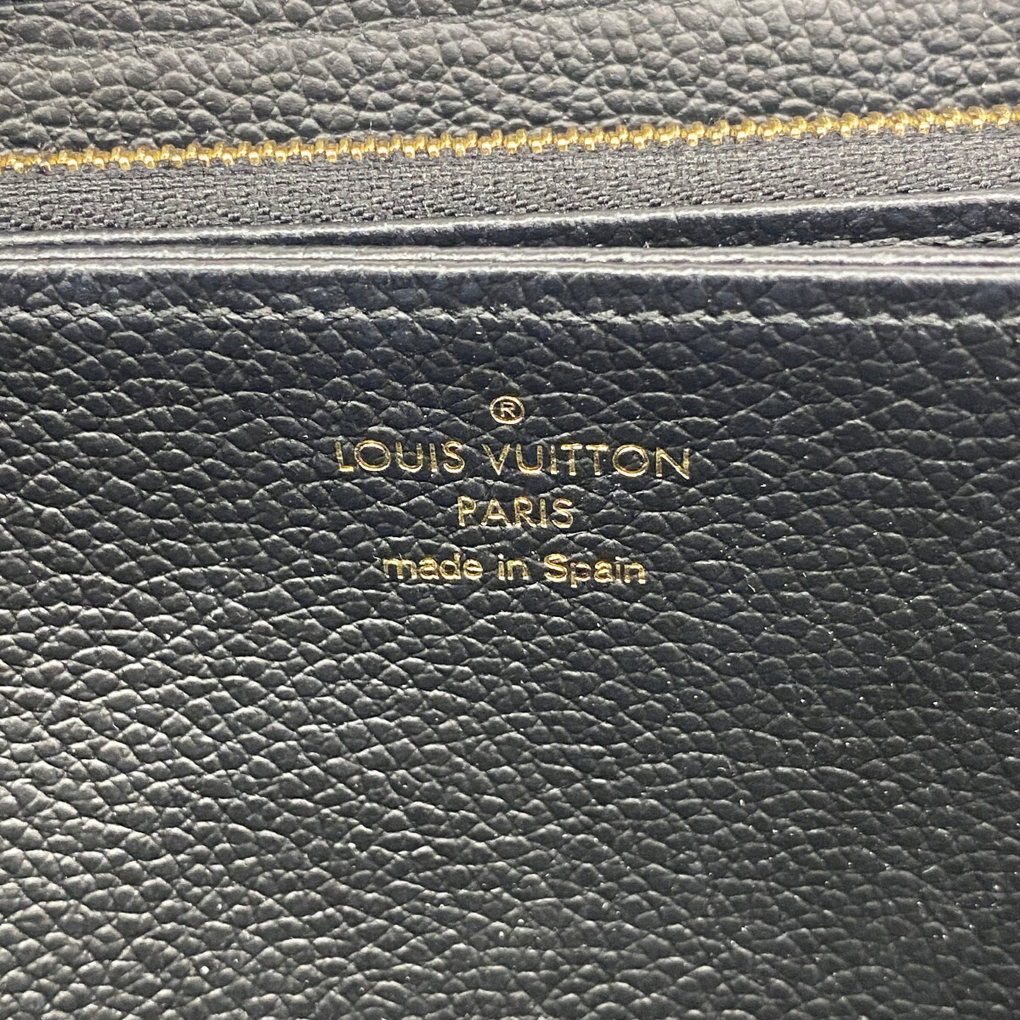 Louis Vuitton Noir Long Wallet (Bi-Fold) (Pre-Owned)