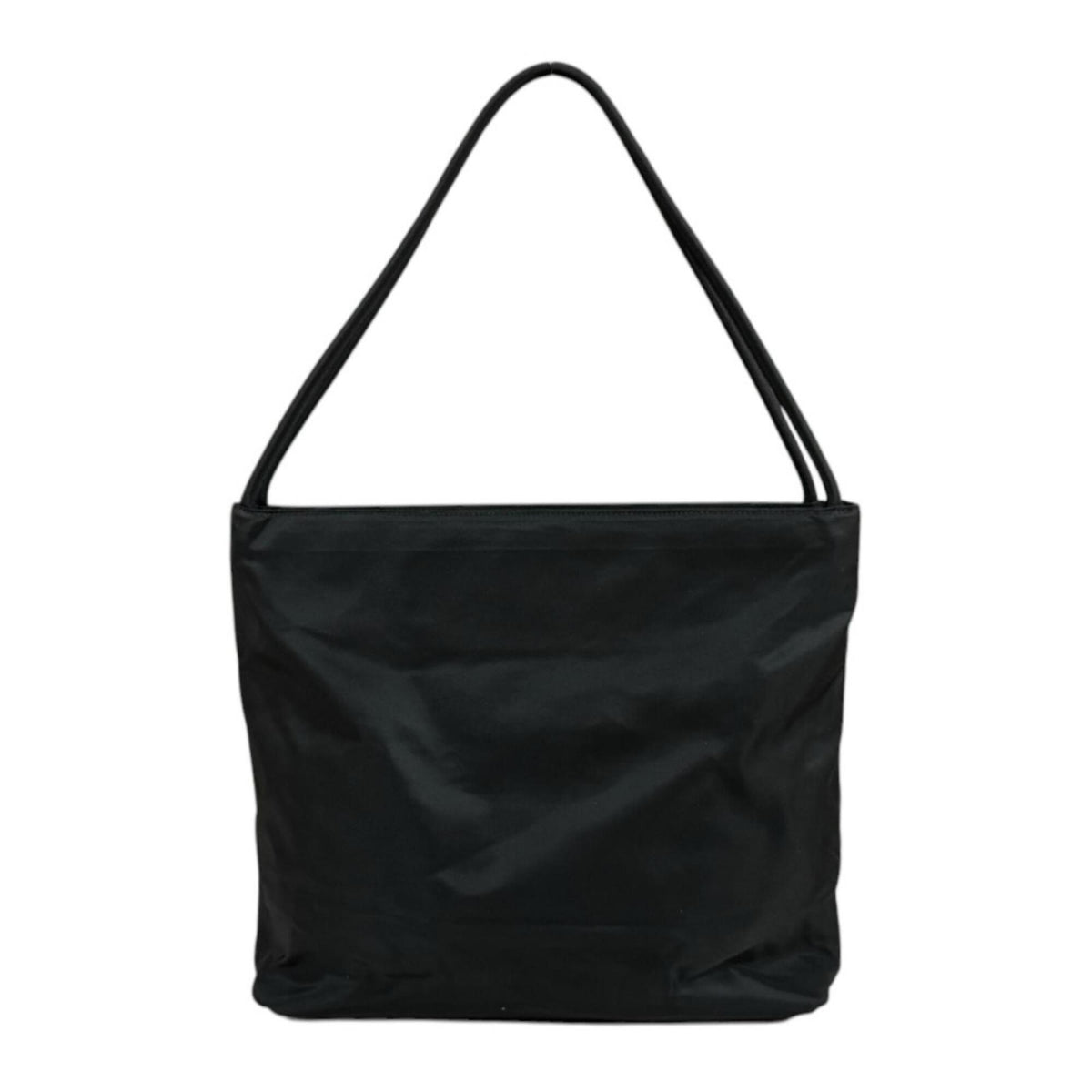 Prada Black Nero Nylon Handbag Tote Bag (Pre-Owned)