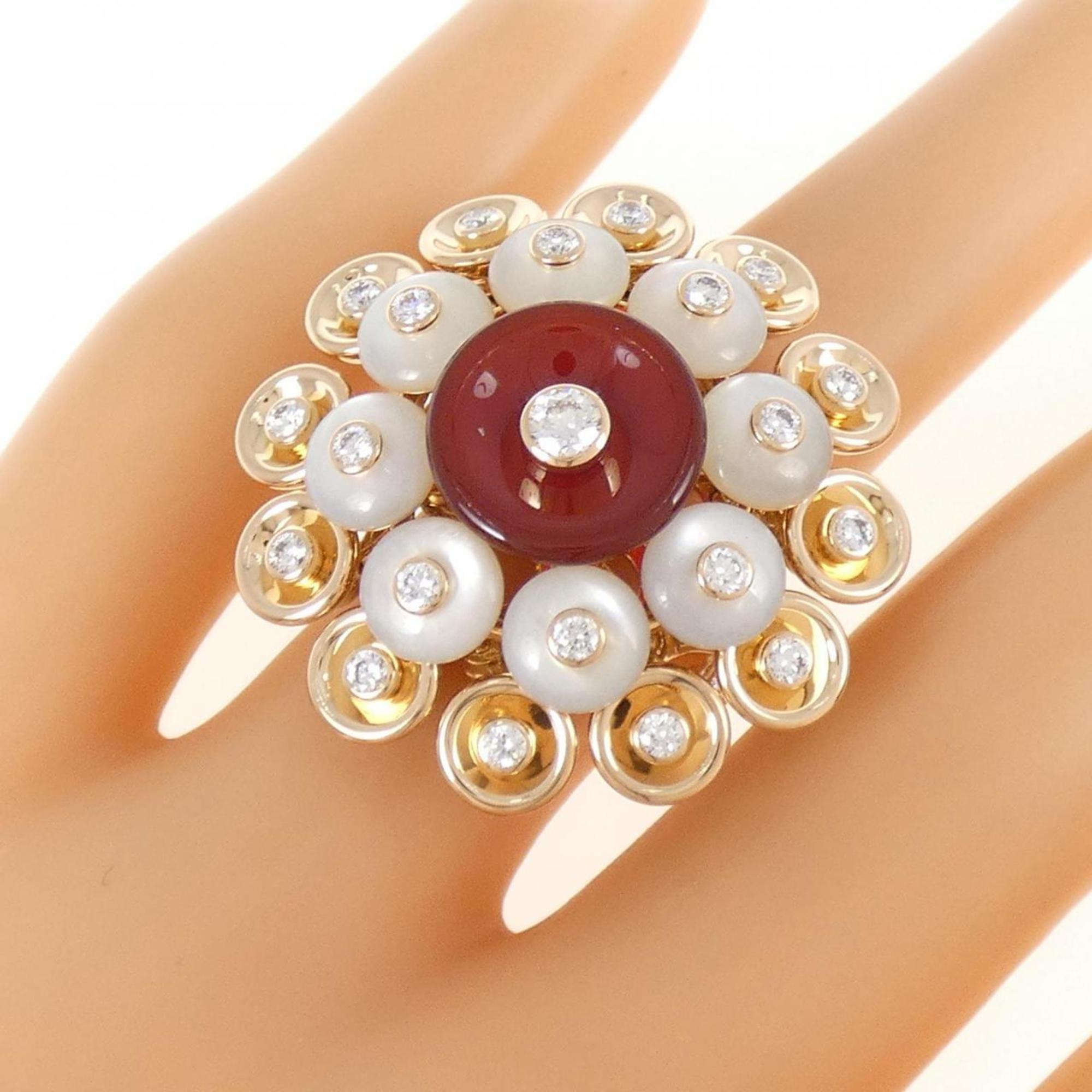 Van Cleef & Arpels Pink Gold Anniversary Ring (Pre-Owned)