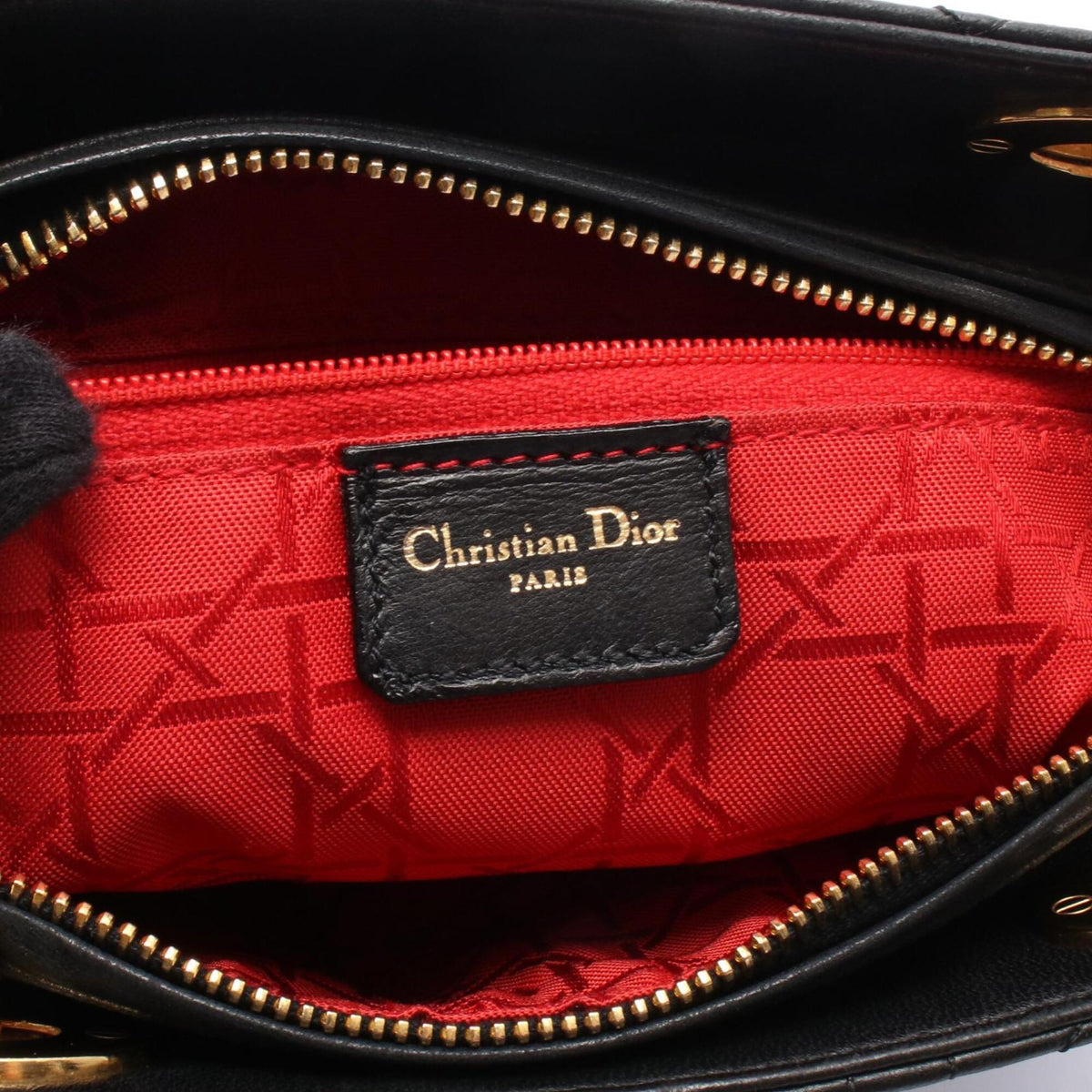 Christian Dior Black Leather Handbag (Pre-Owned)