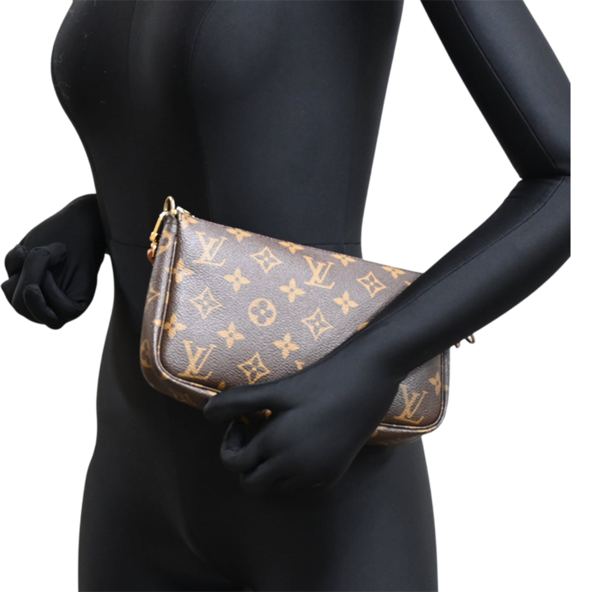 Louis Vuitton Brown Monogram Pochette Pouch (Pre-Owned)