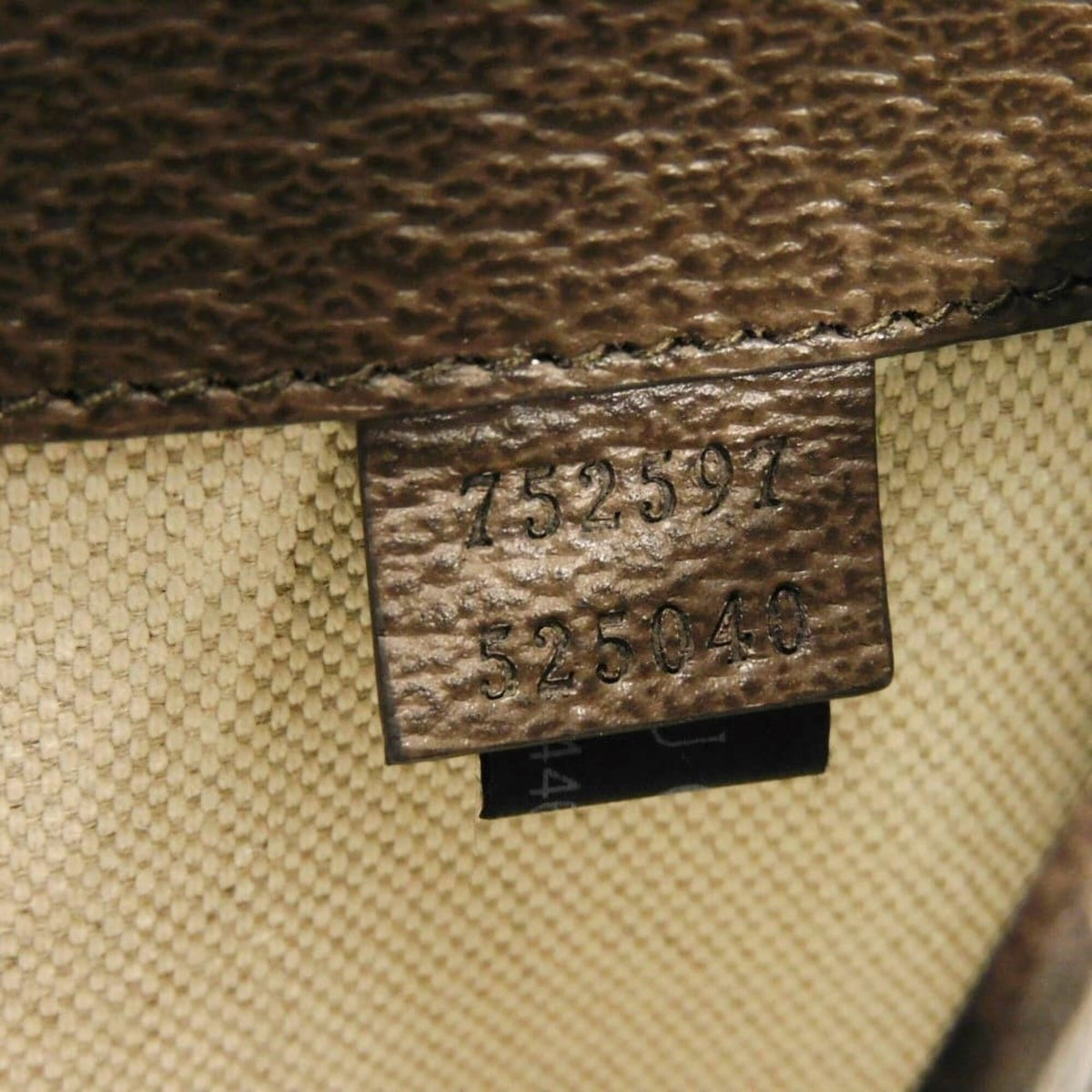 Gucci Beige Camouflage Gg Supreme Sling Bag (Pre-Owned)