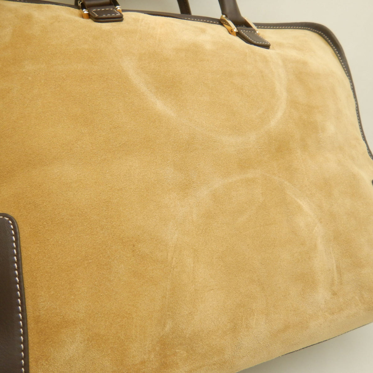 Loewe Brown Suede Leather Handbag (Pre-Owned)