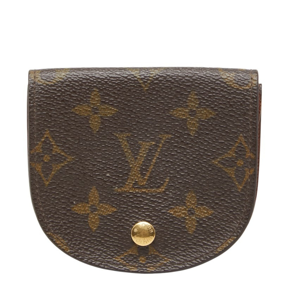 Louis Vuitton Brown Pvc Leather Coin Purse/Coin Case (Pre-Owned)