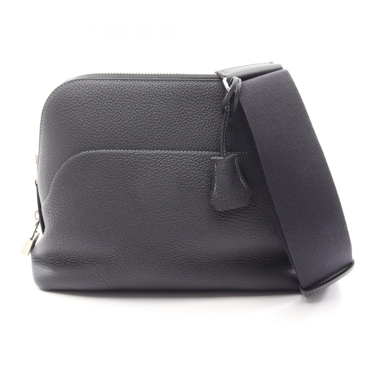 Hermes Blue Nuit Navy Togo Leather Messenger Bag Shoulder Bag (Pre-Owned)