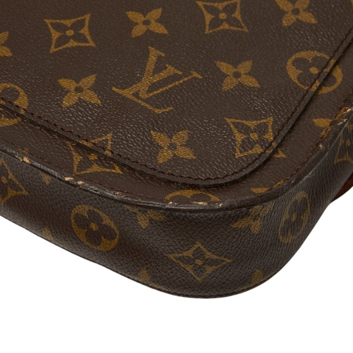 Louis Vuitton Brown Pvc Leather Shoulder Bag (Pre-Owned)