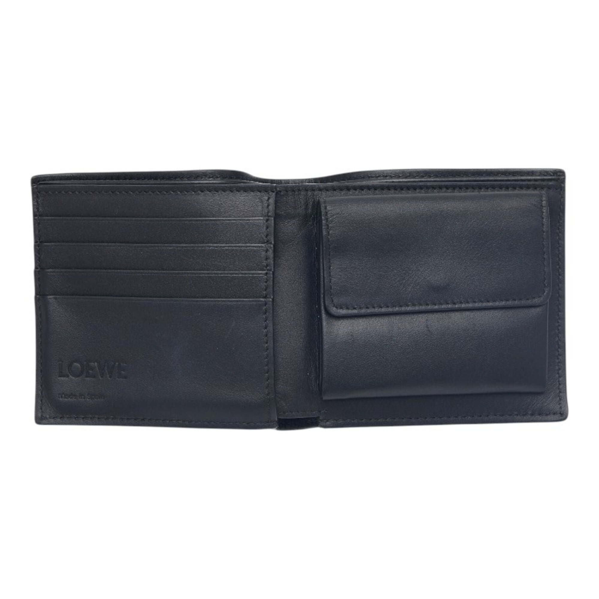 Loewe Black Leather Wallet (Bi-Fold) (Pre-Owned)