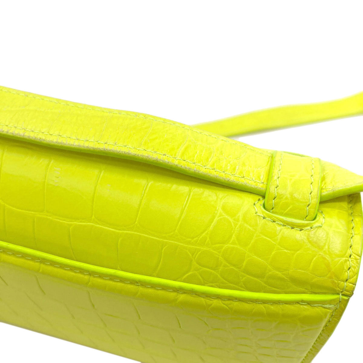 Balenciaga Yellow Leather Shoulder Bag (Pre-Owned)