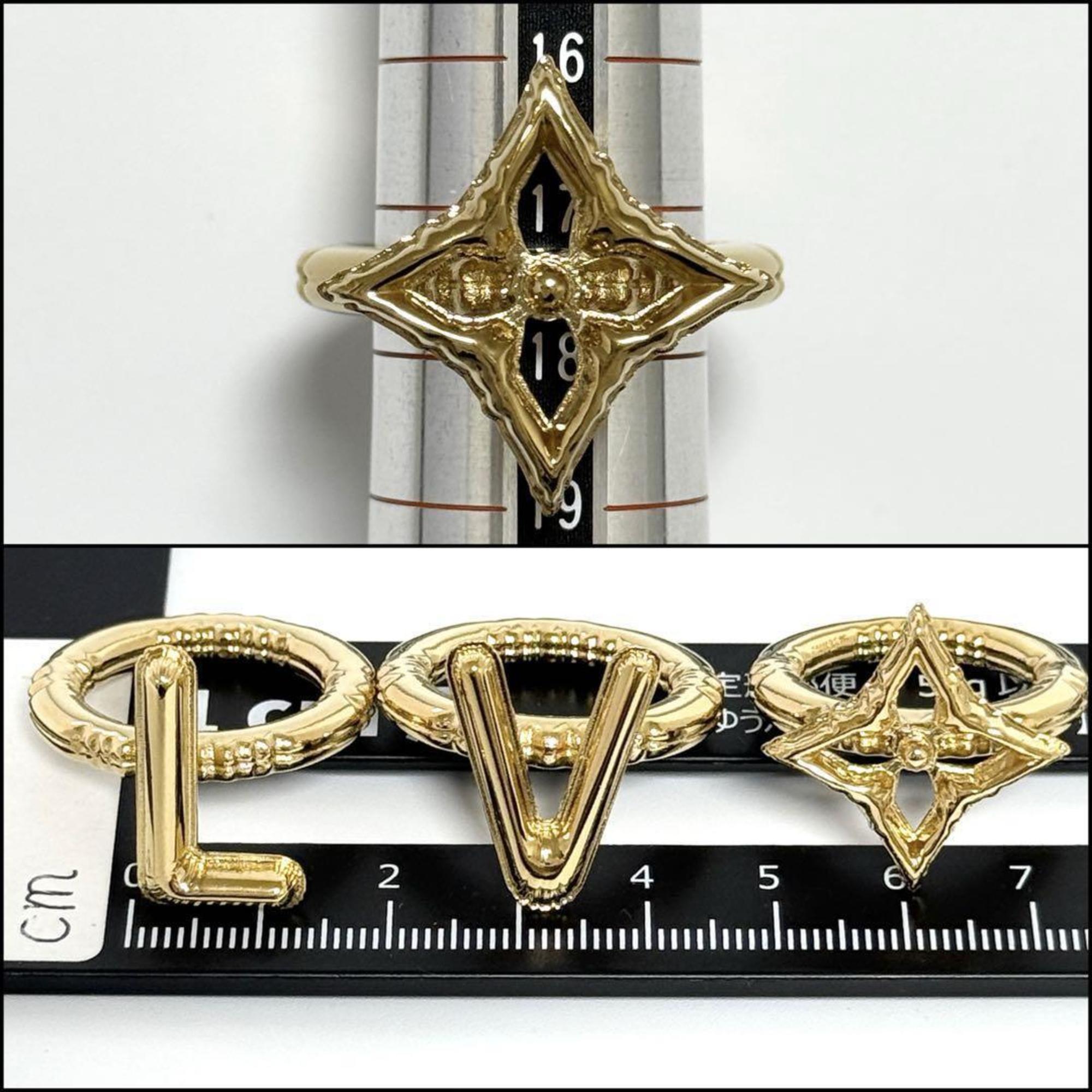 Louis Vuitton Metal Band Ring (Pre-Owned)
