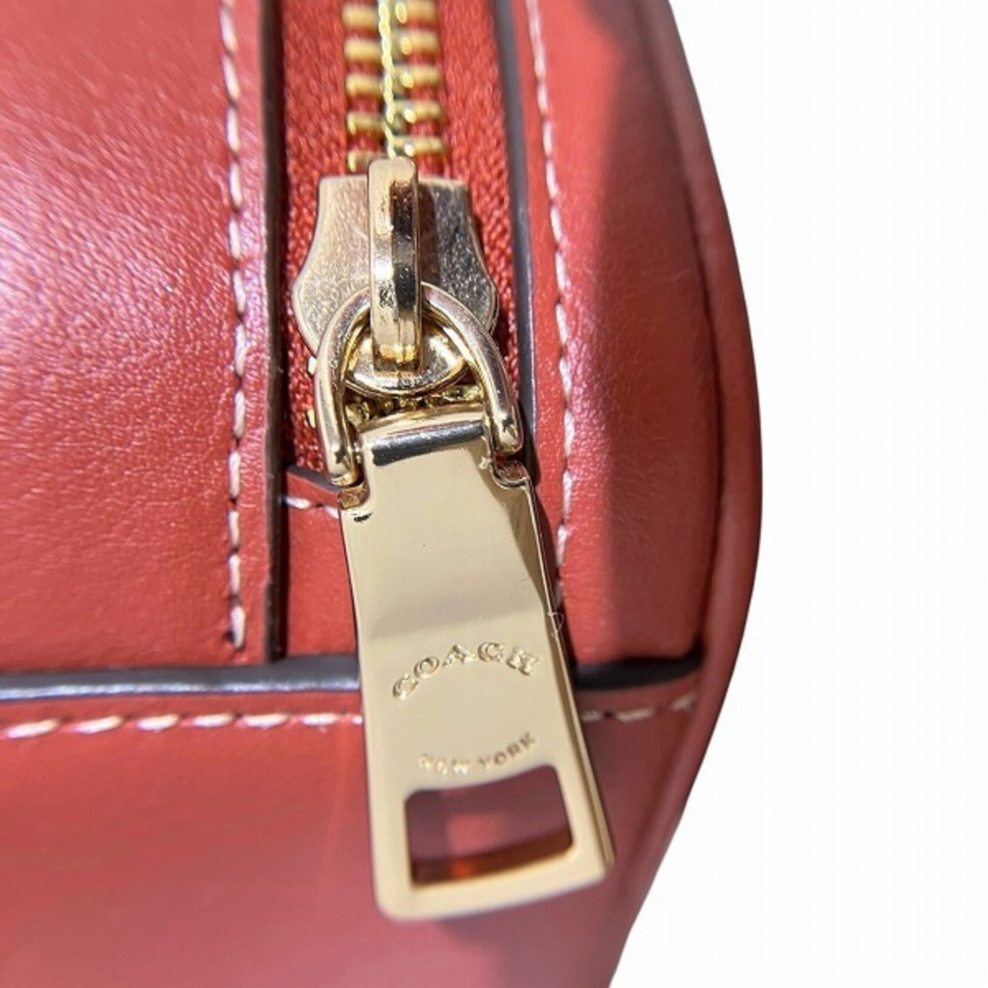 Coach Khaki Pvc Leather Handbag Shoulder Bag (Pre-Owned)