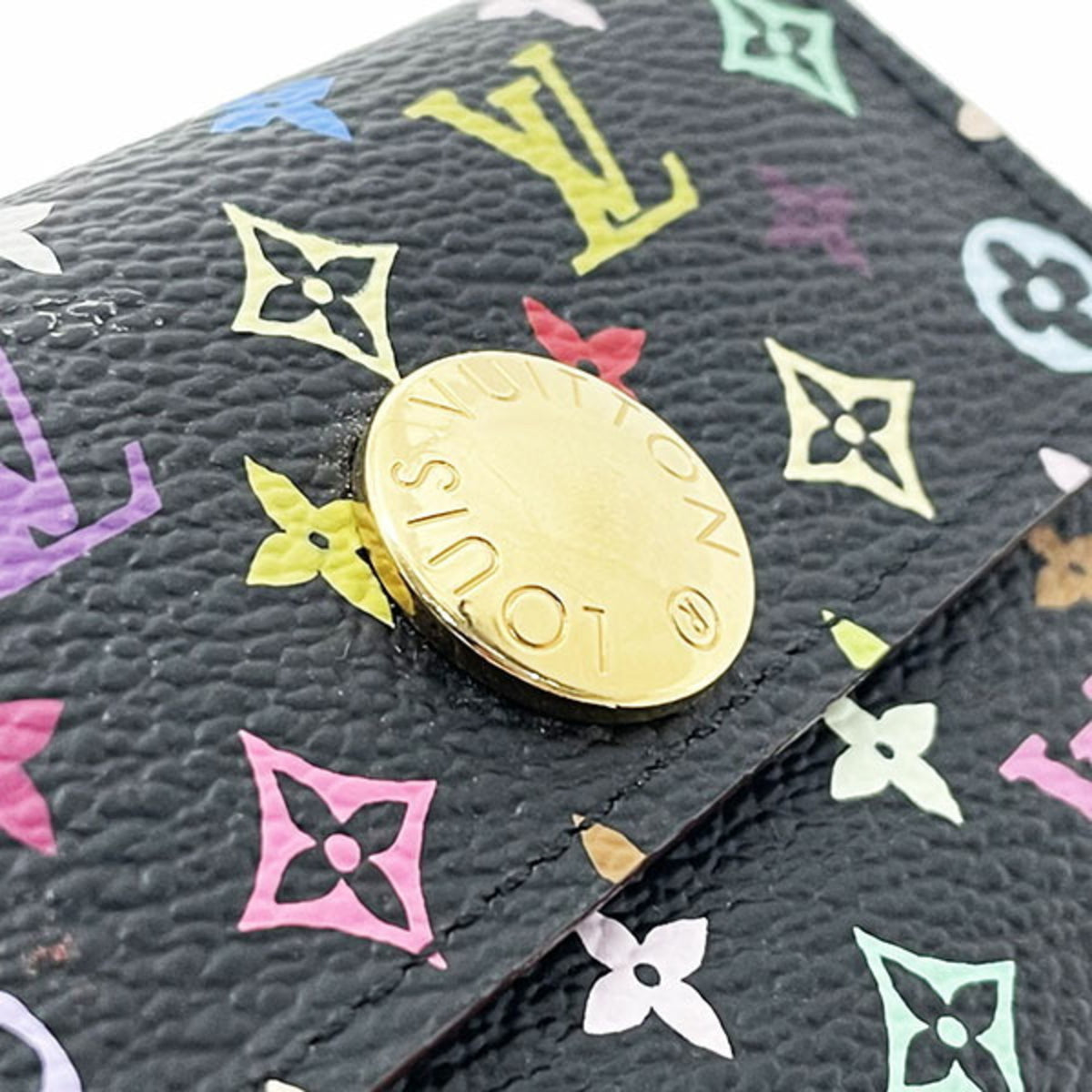 Louis Vuitton Monogram Multicolore Black Noir Monogram Multicolore Coin Purse/Coin Case (Pre-Owned)