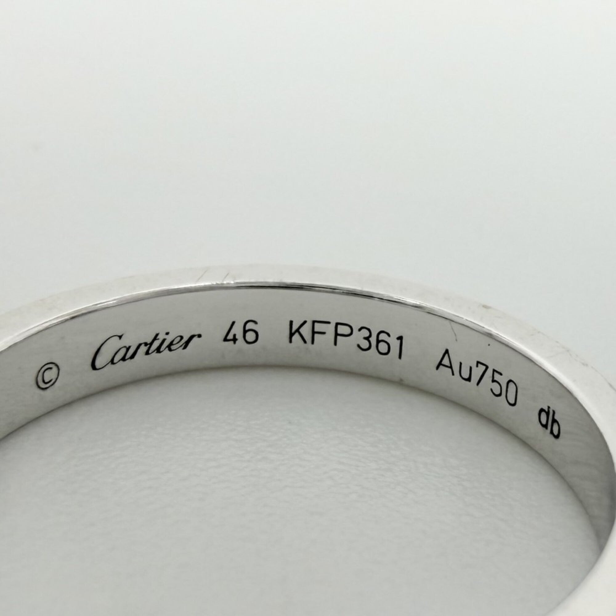 Cartier White Gold (18K) Band Ring (Pre-Owned)