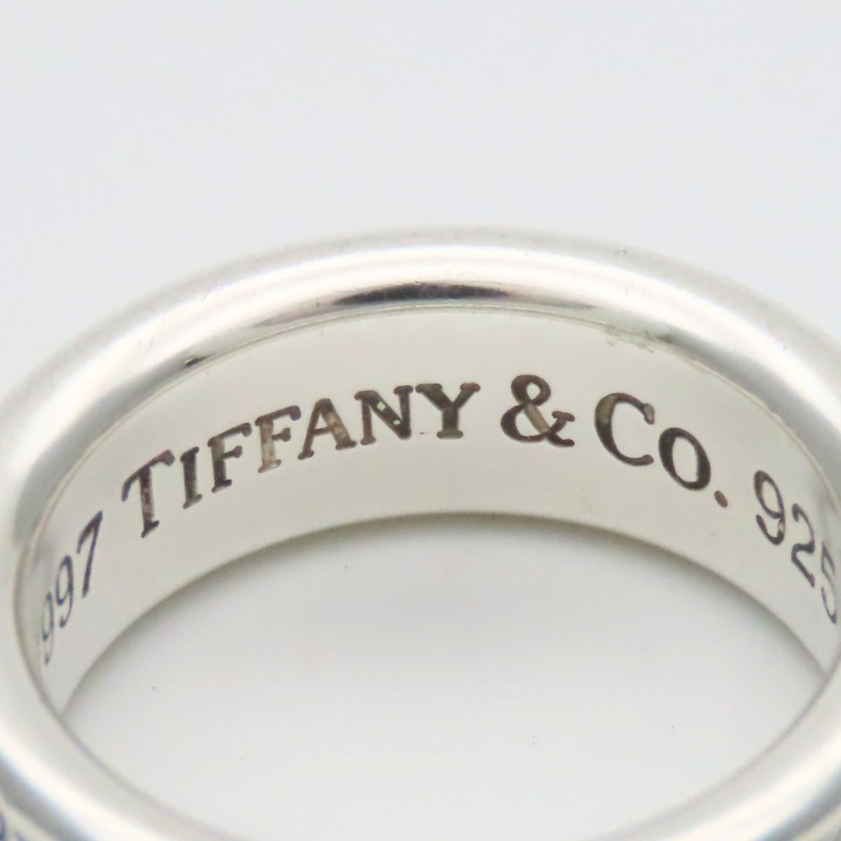 Tiffany Silver Silver 925 Band Ring (Pre-Owned)