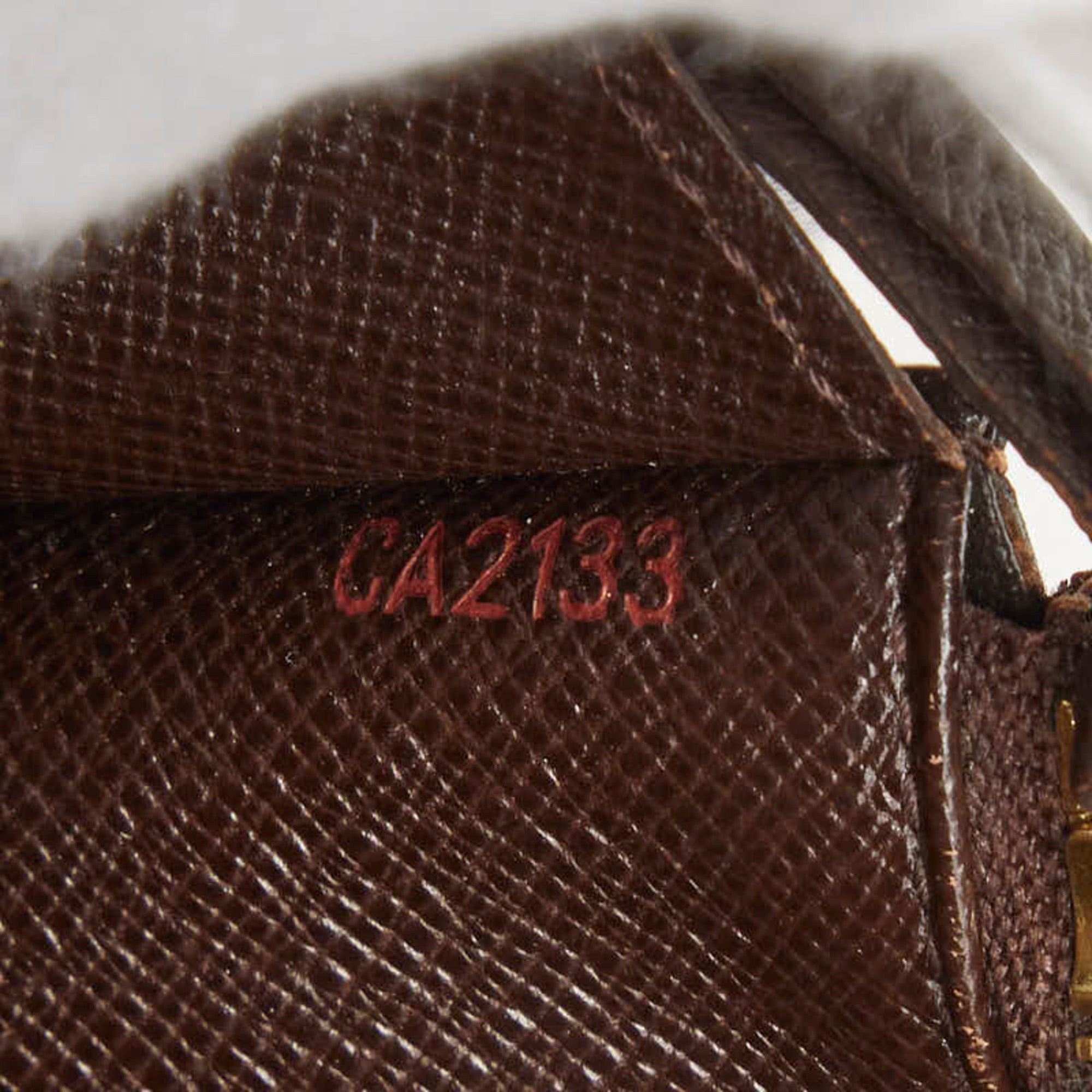 Louis Vuitton Brown Damier Canvas Pvc Coin Purse/Coin Case (Pre-Owned)