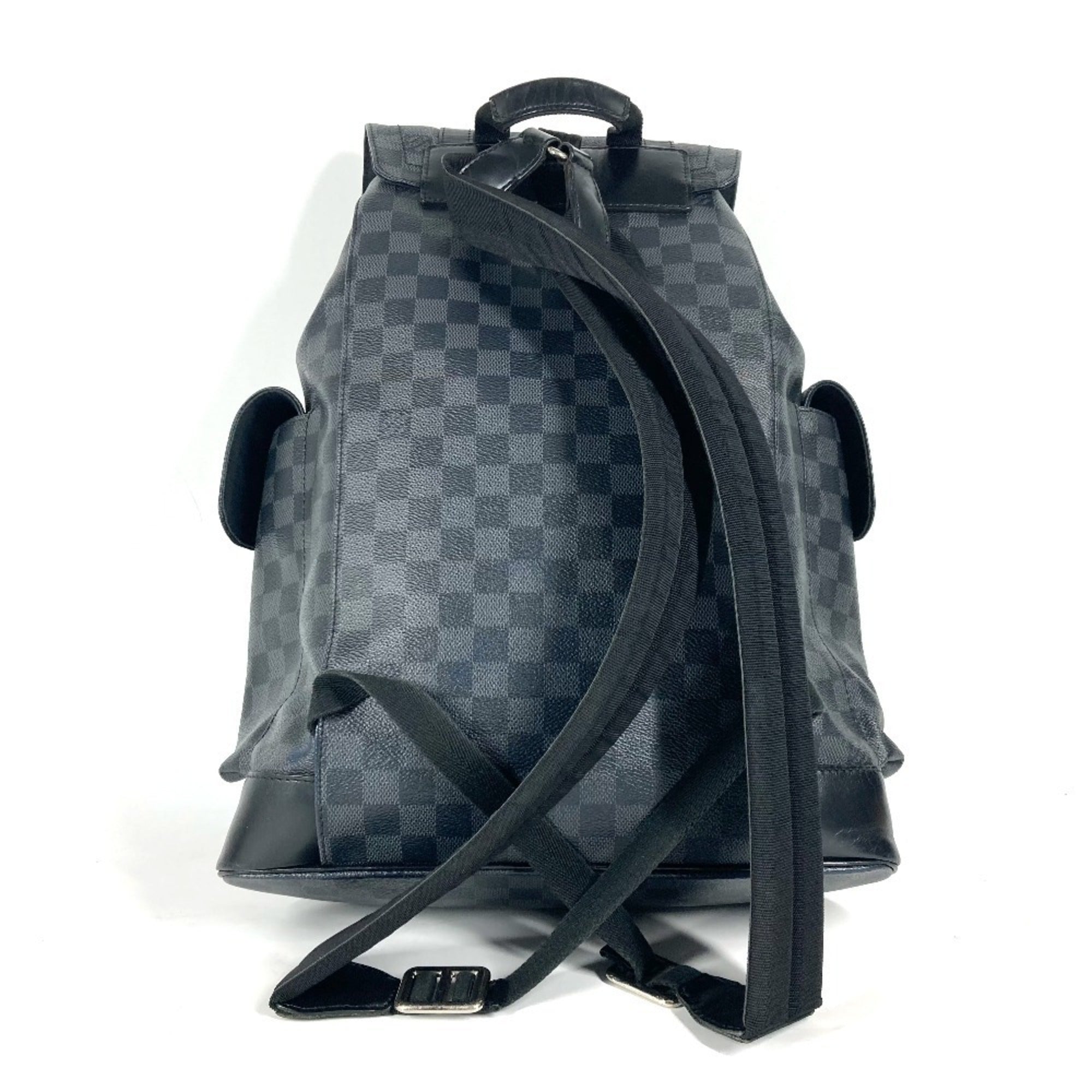Louis Vuitton Black Damier Graphite Backpack (Pre-Owned)