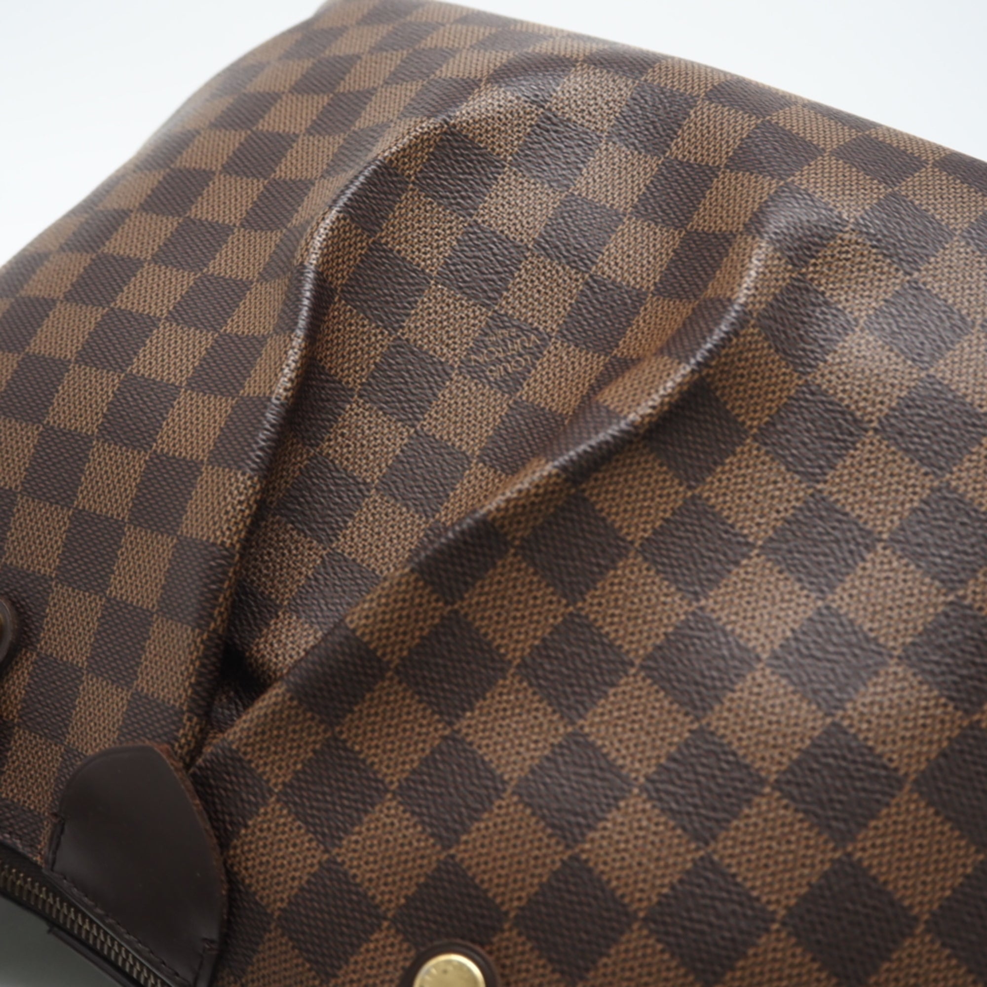 Louis Vuitton Brown Coated Canvas Leather Handbag (Pre-Owned)