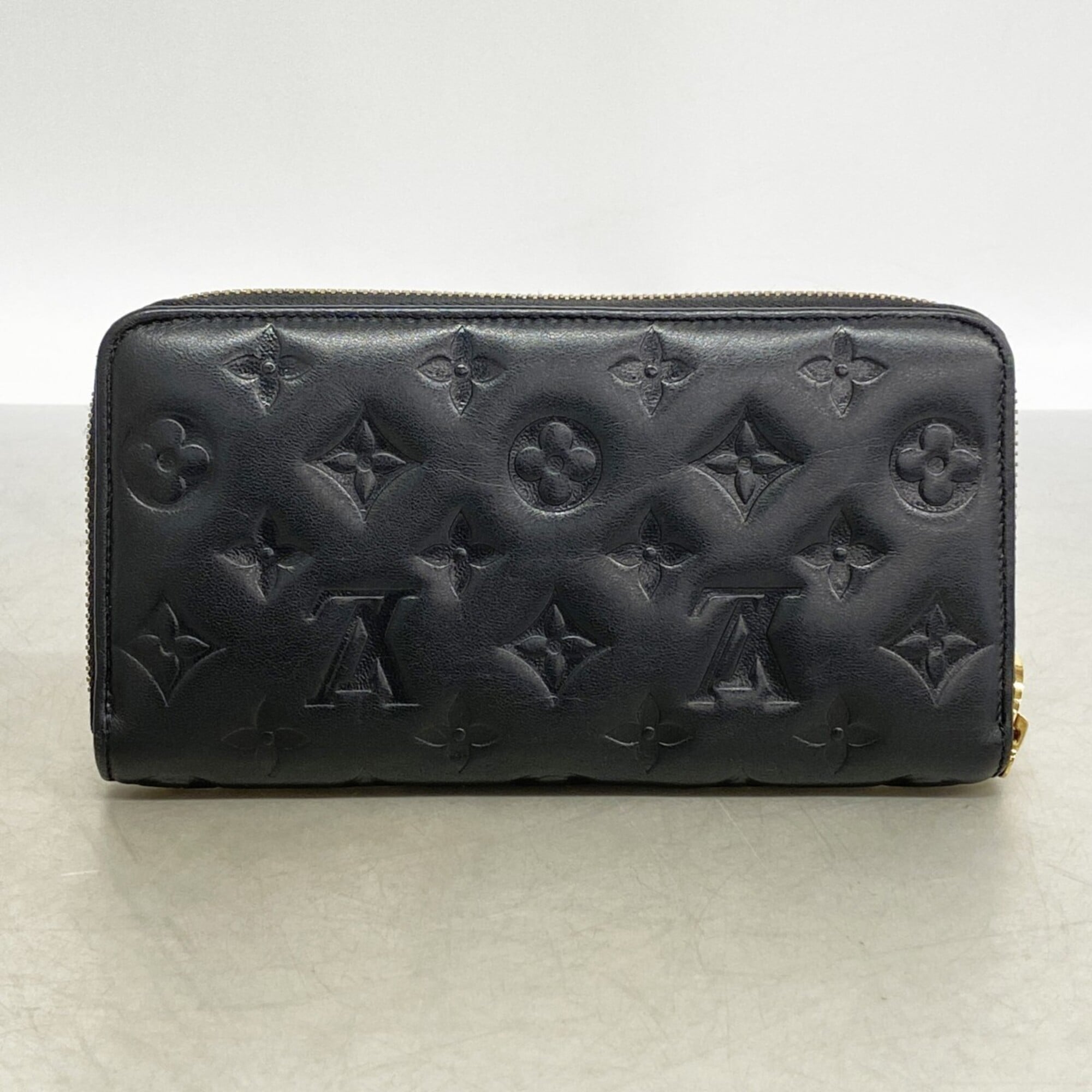 Louis Vuitton Noir Long Wallet (Bi-Fold) (Pre-Owned)