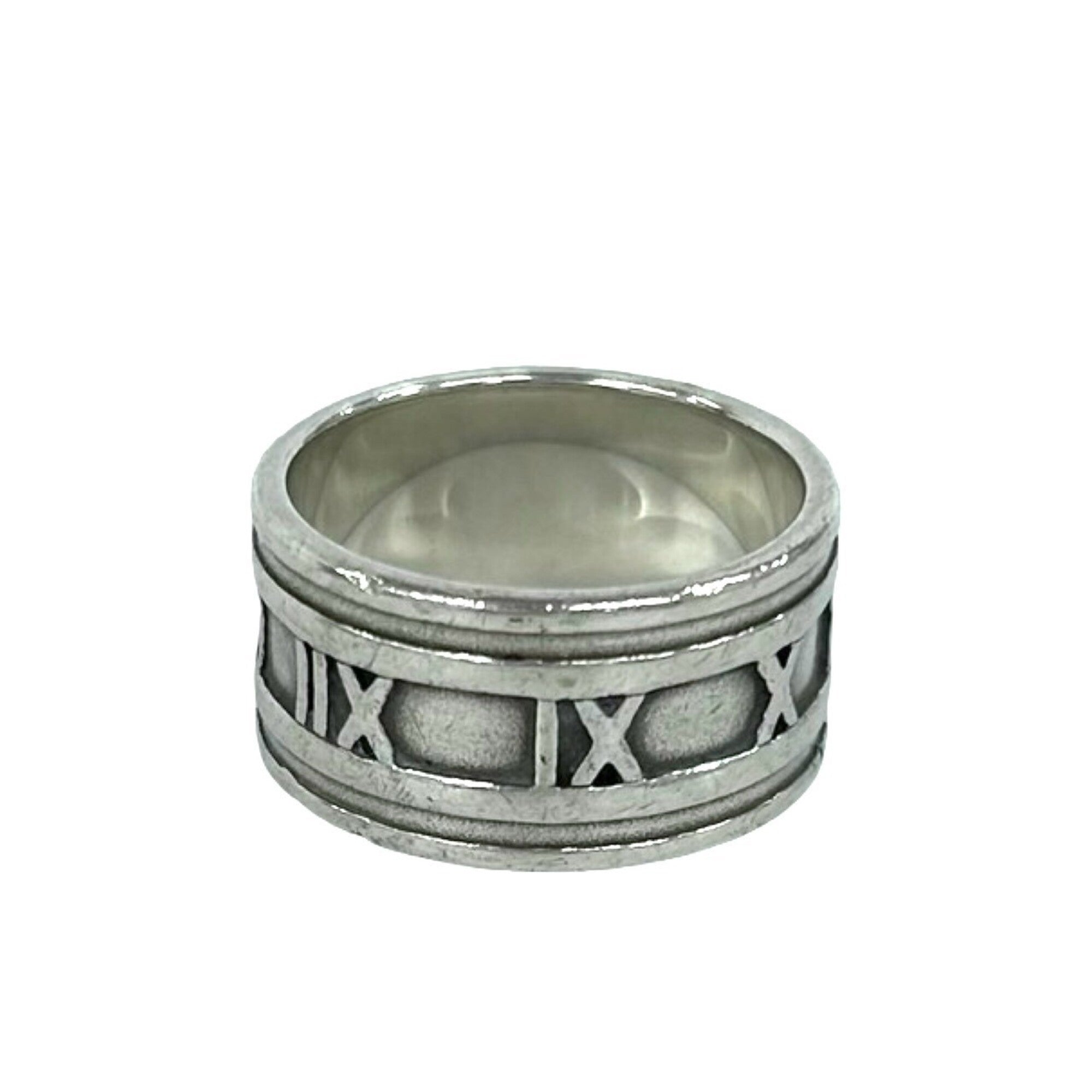 Tiffany Silver Silver 925 Band Ring (Pre-Owned)