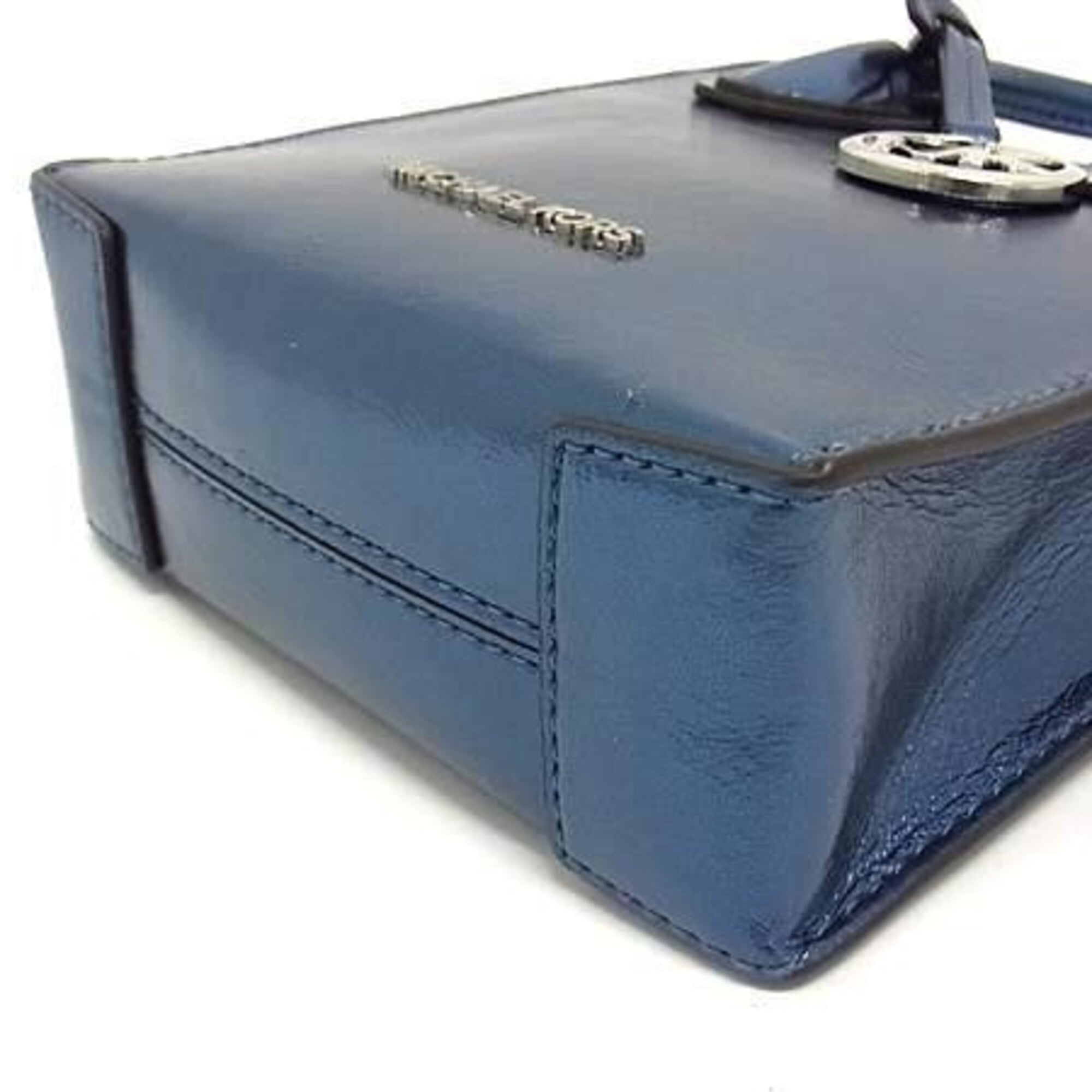 Michael Kors Blue Leather Handbag (Pre-Owned)