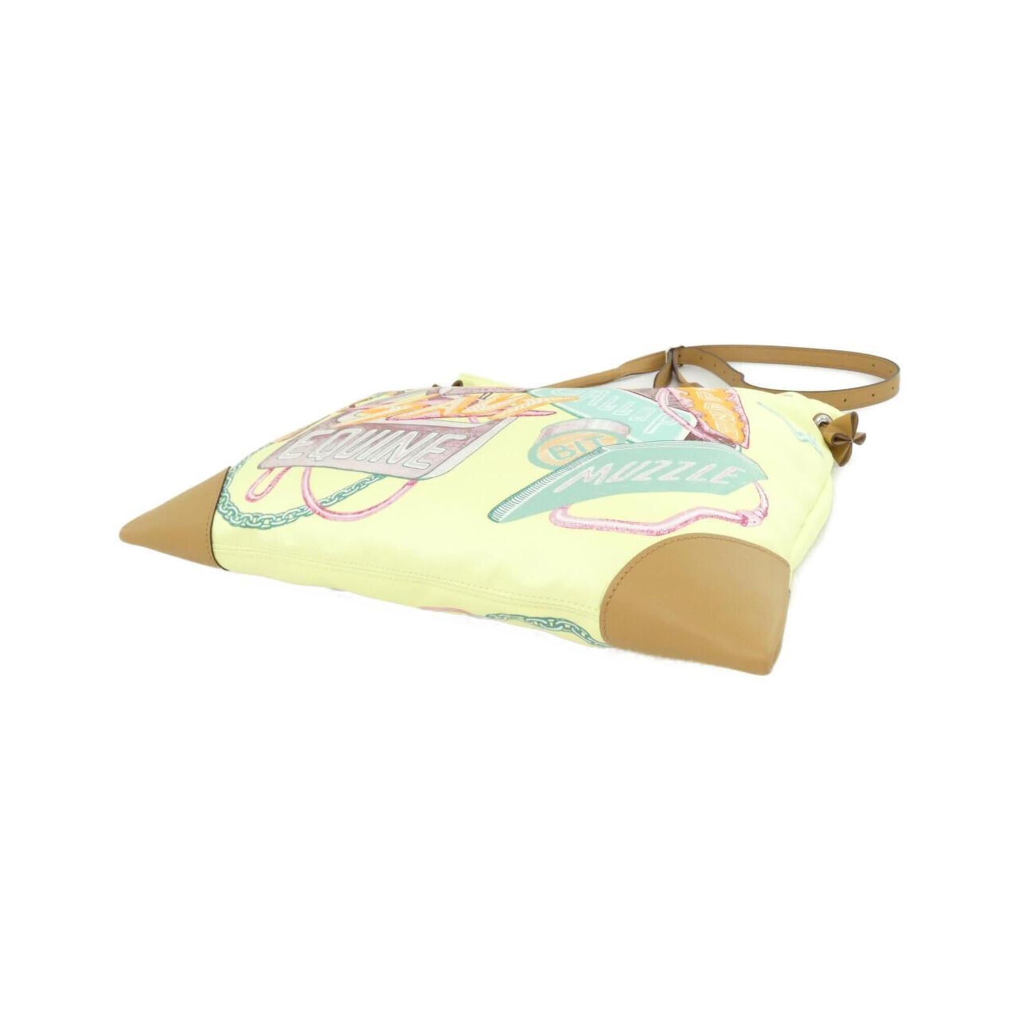 Hermes Yellow Silk Swift Leather Shoulder Bag (Pre-Owned)