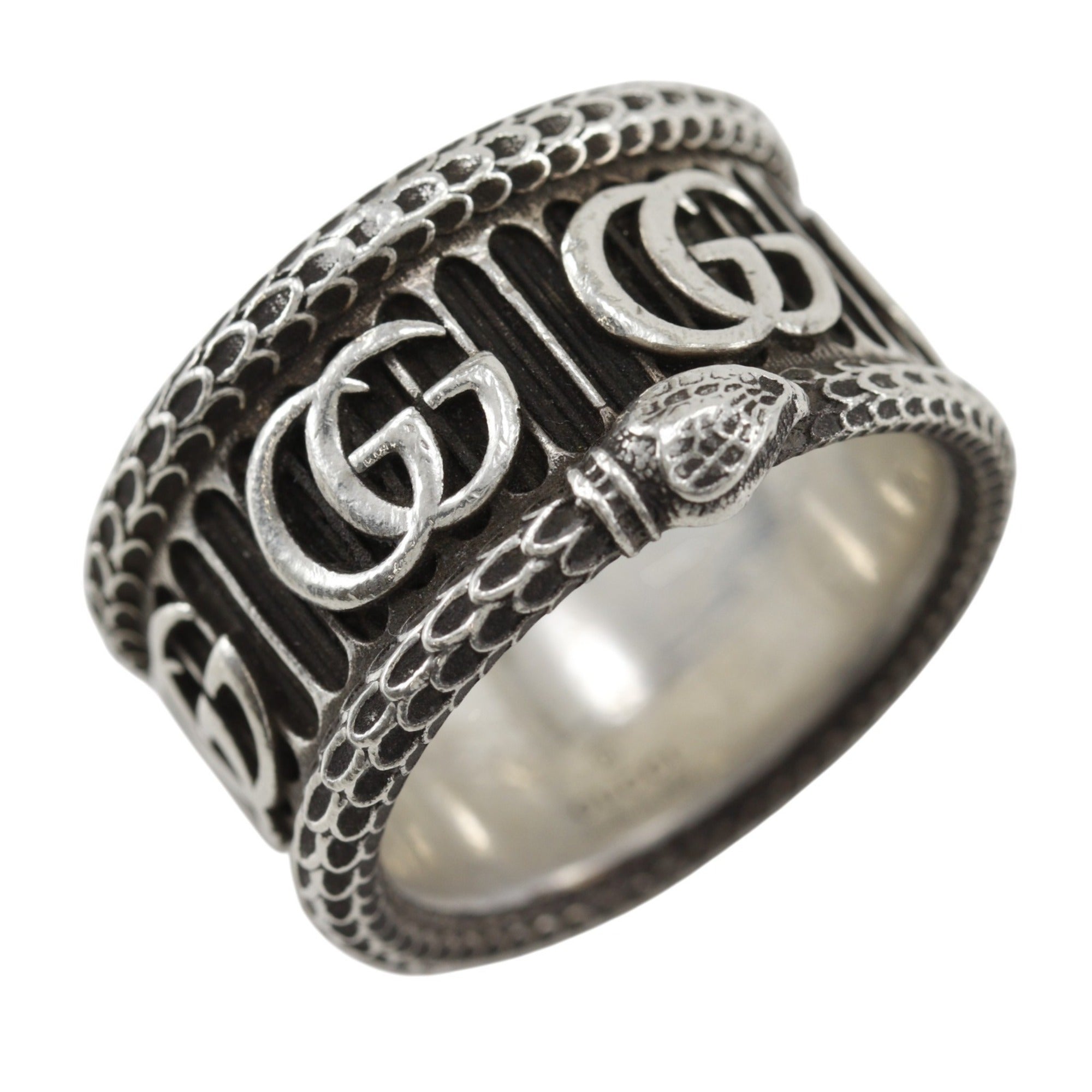 Gucci Silver 925 Band Ring (Pre-Owned)