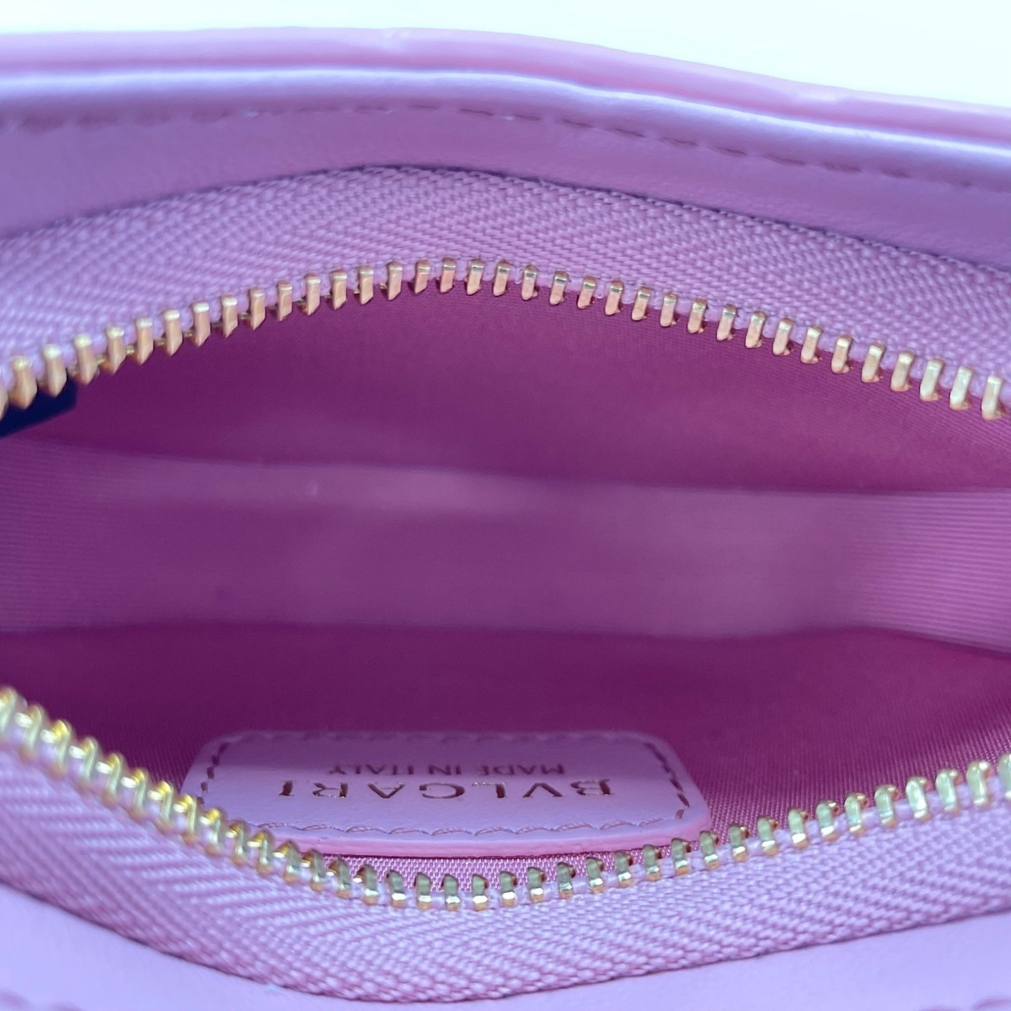 Bvlgari Pink Leather Shoulder Bag (Pre-Owned)