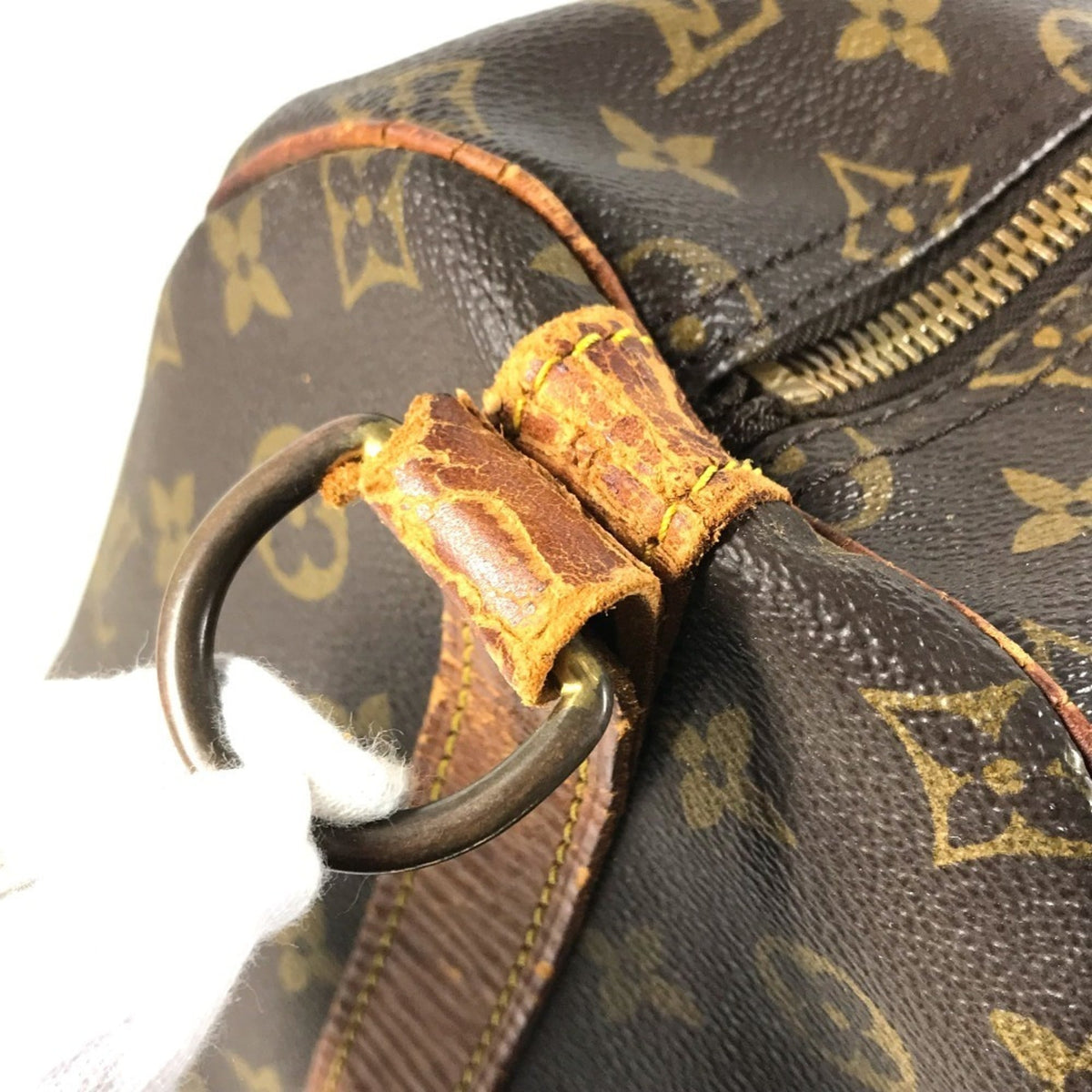 Louis Vuitton Brown Monogram Canvas Boston Bag Handbag (Pre-Owned)