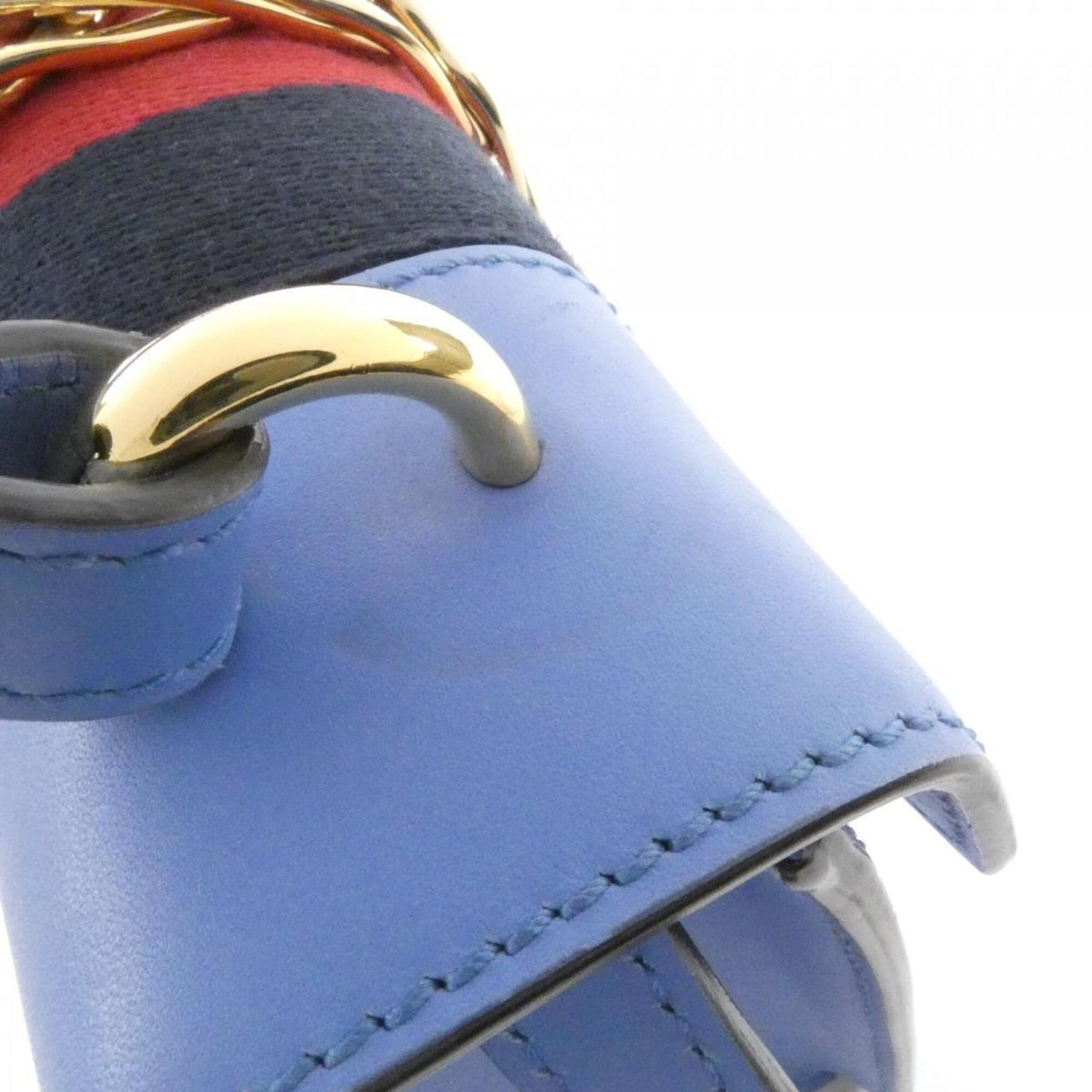 Gucci Light Blue Leather Handbag (Pre-Owned)