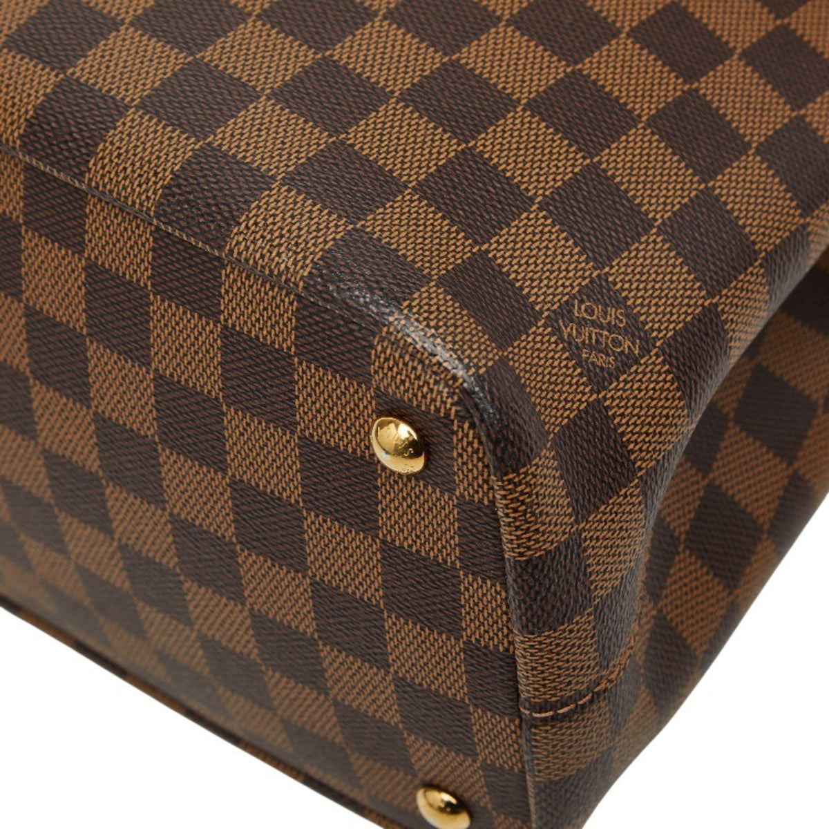 Louis Vuitton Brown Ebene Pvc Leather Shoulder Bag Tote Bag (Pre-Owned)