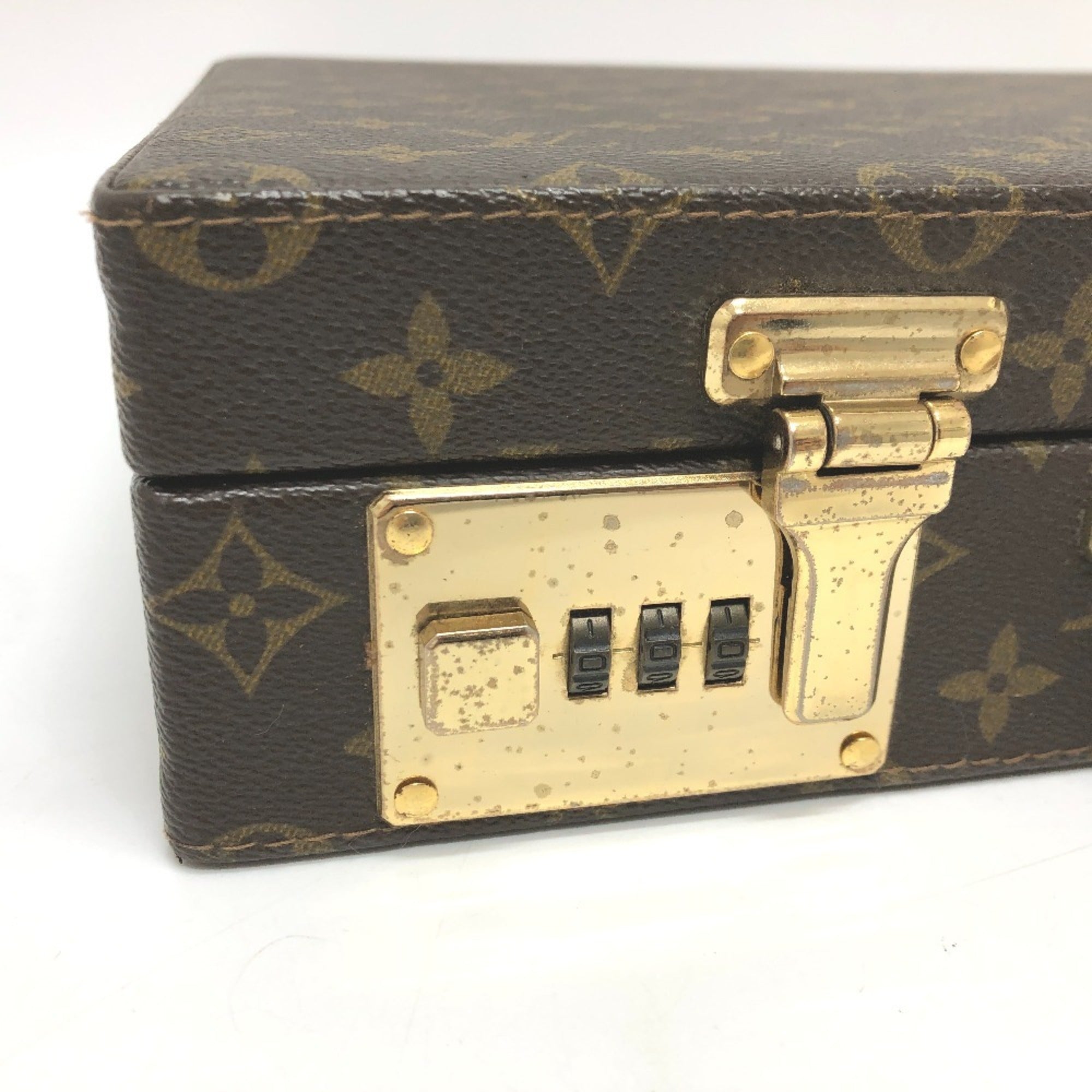 Louis Vuitton Monogram Brown Galle Monogram Monogram Attaché Case Briefcase (Pre-Owned)
