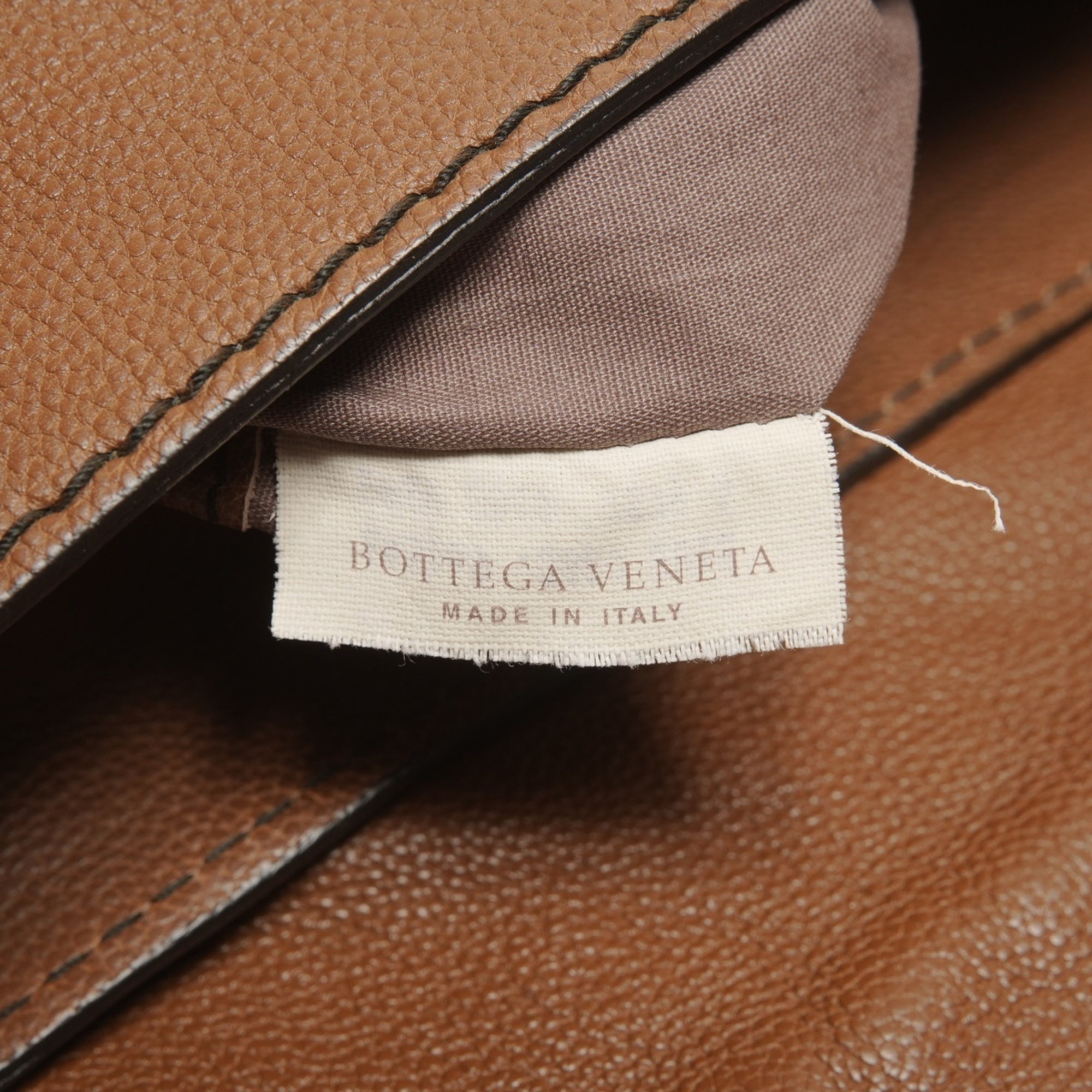 Bottega Veneta Brown Leather Shoulder Bag (Pre-Owned)