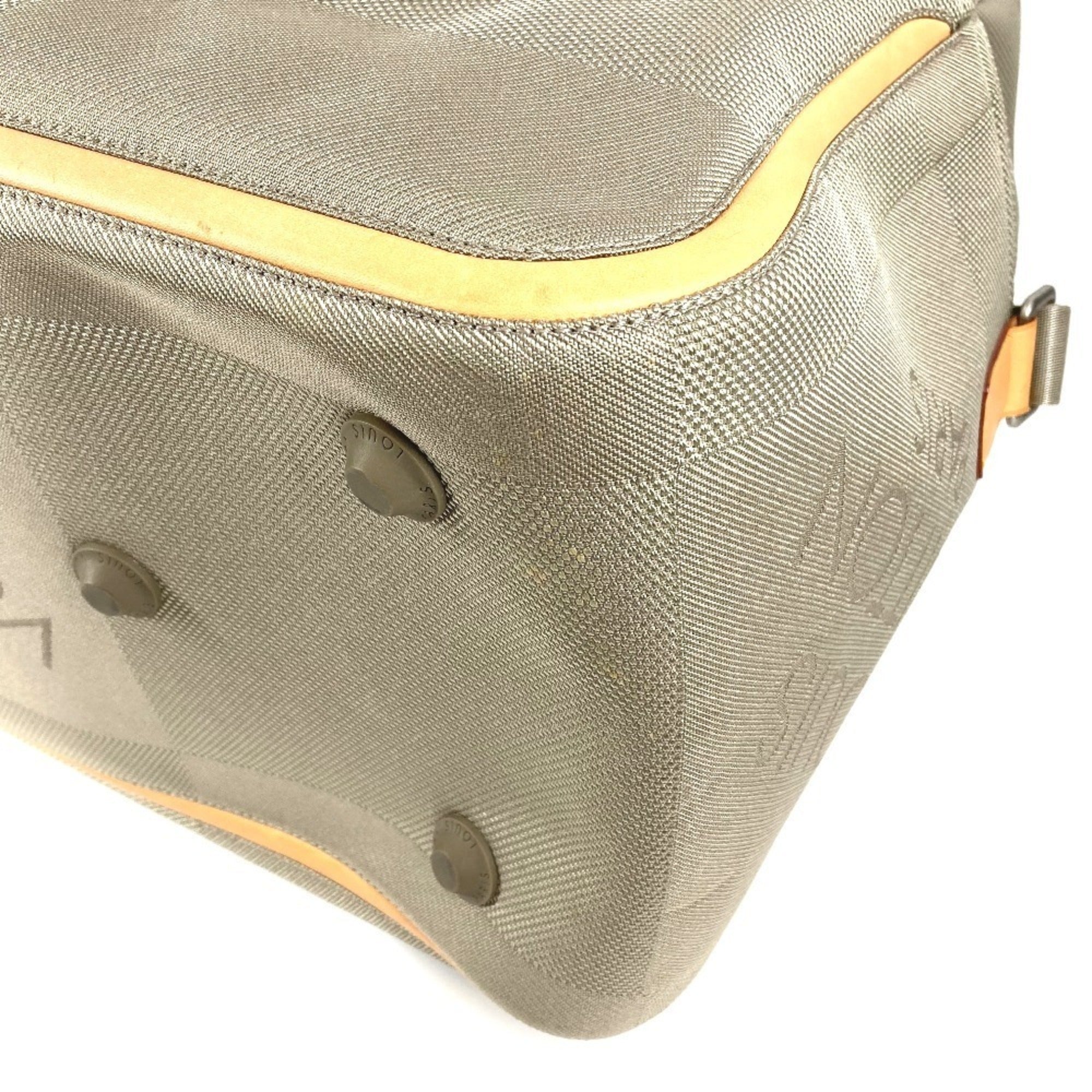 Louis Vuitton Beige Sable Damier Geant Canvas Boston Bag Shoulder Bag (Pre-Owned)