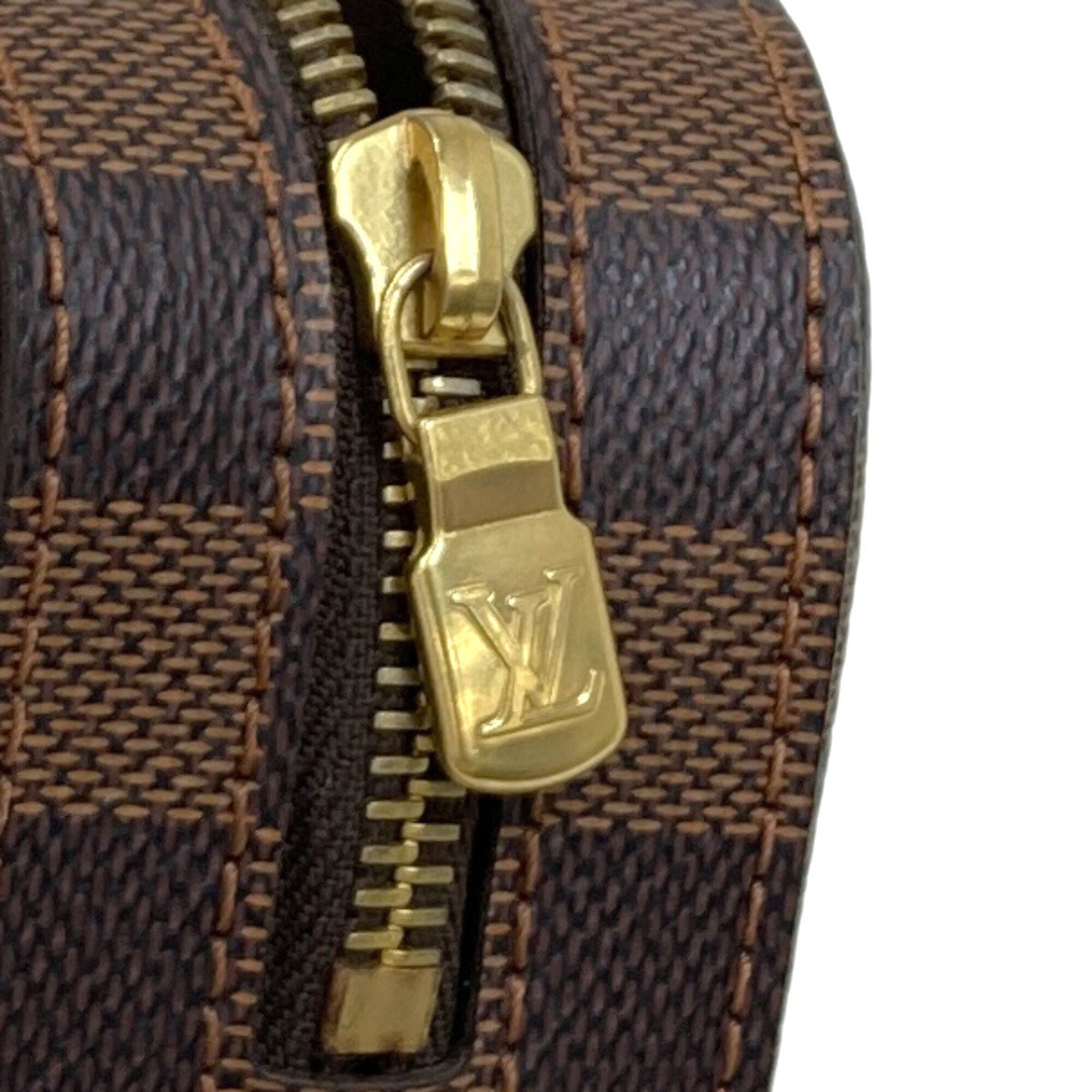Louis Vuitton Damier Canvas Ebene Damier Canvas Sling Bag (Pre-Owned)