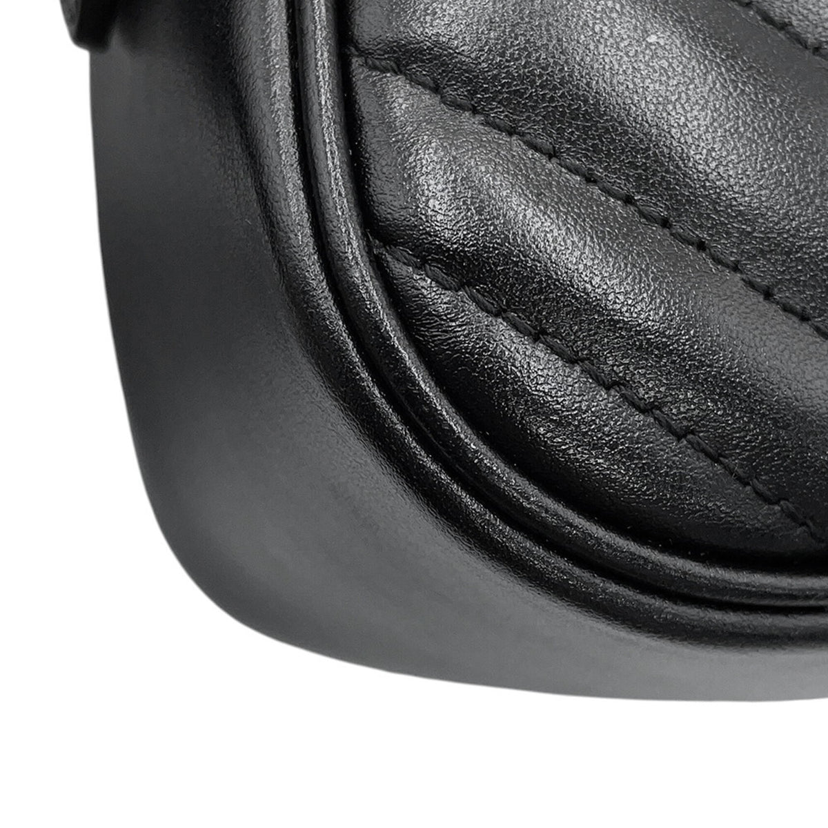 Gucci Black Leather Handbag Shoulder Bag (Pre-Owned)