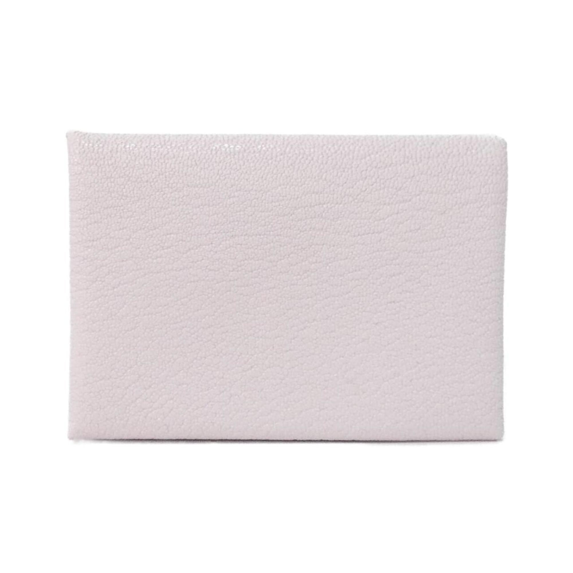 Hermes Light Pink Chevre Leather Coin Purse/Coin Case (Pre-Owned)