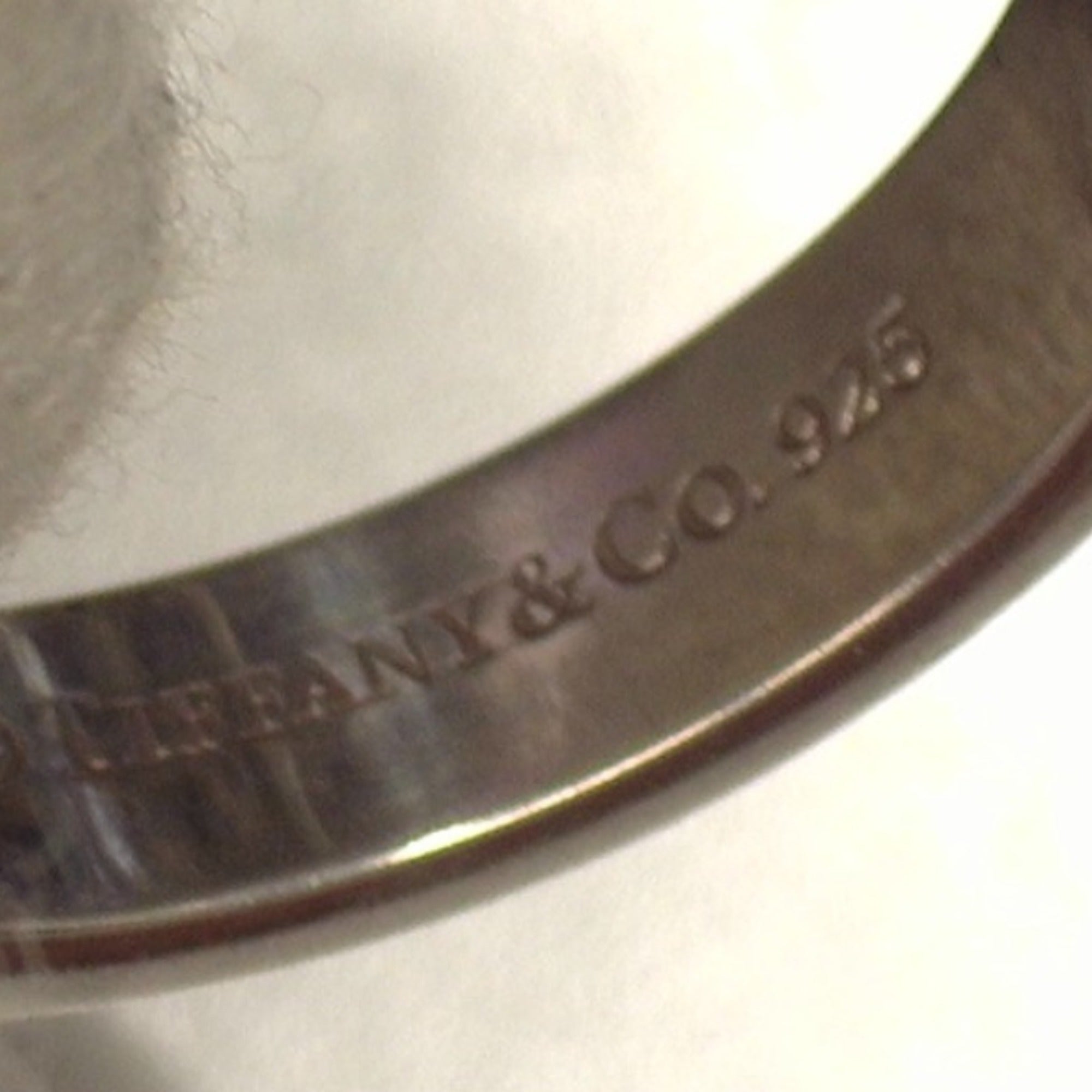 Tiffany Atlas Silver 925 Band Ring (Pre-Owned)